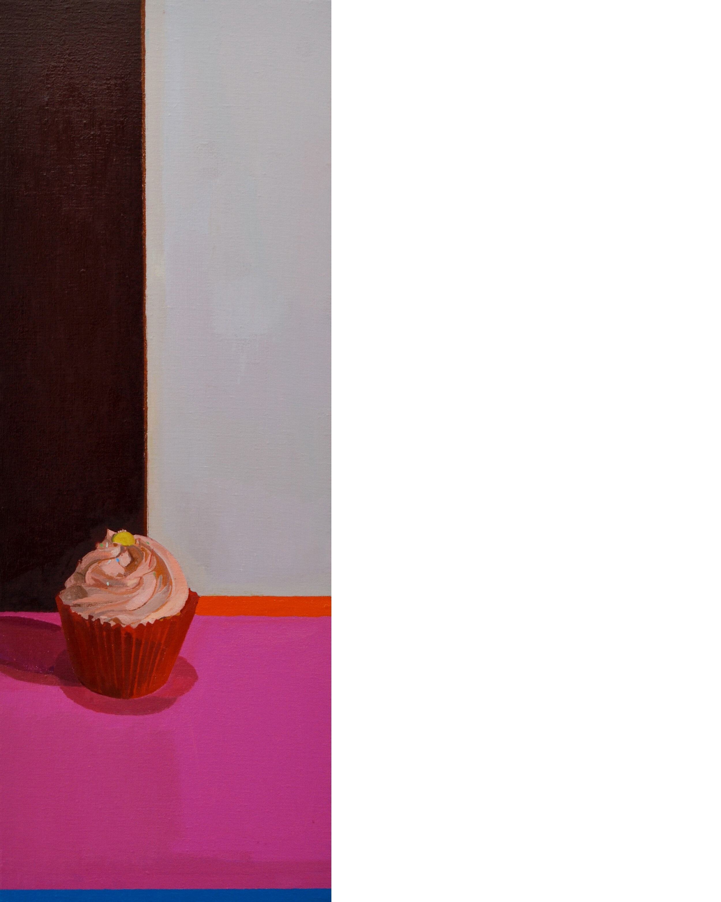  Cupcake  Oil on Linen  34cm x 84cm  2013   