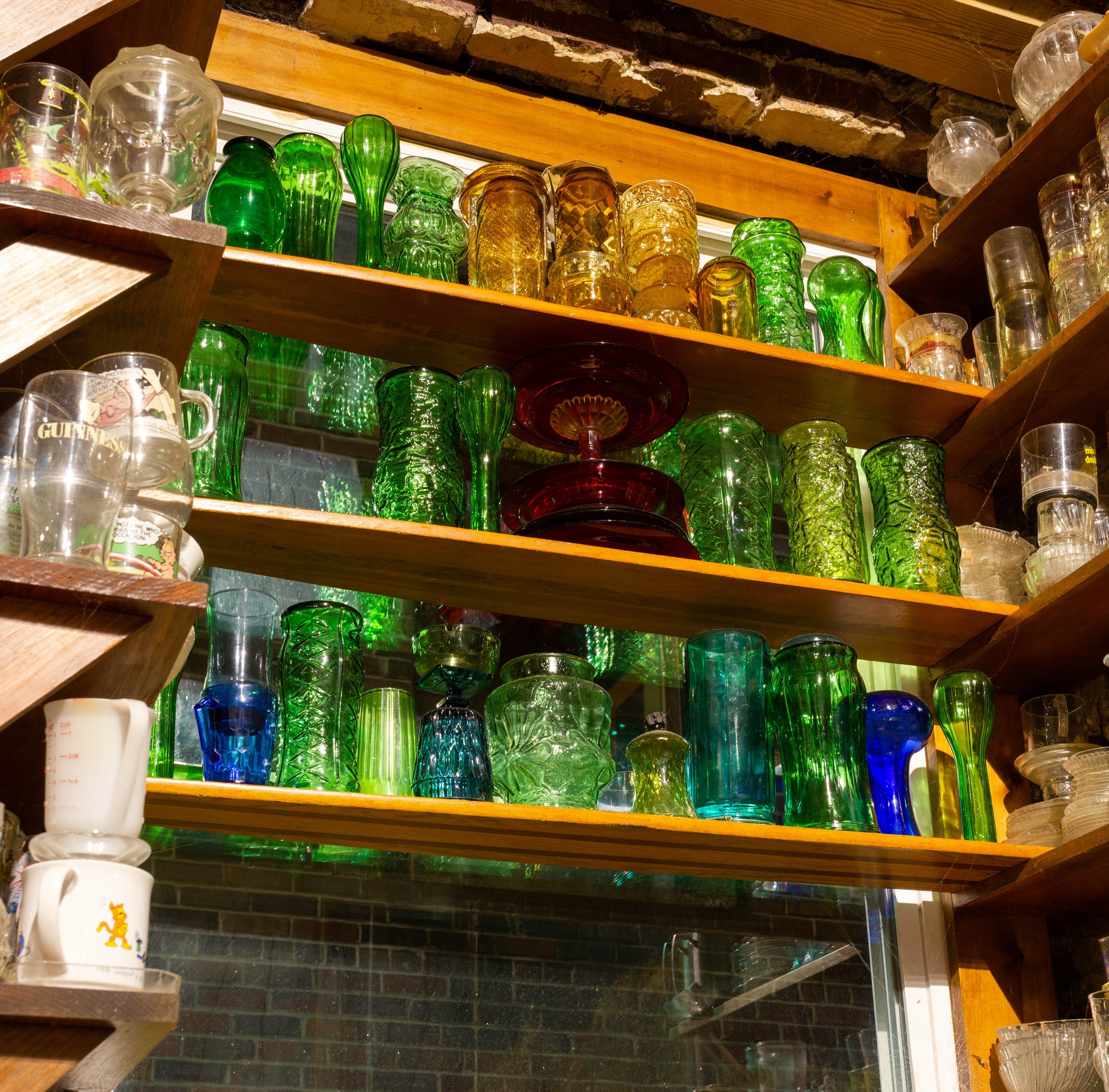 Stained-Glass Storage  David Alpert — Elsewhere Living Museum and Artist  Residency