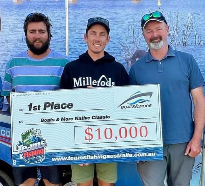 Was an awesome weekend with good mates. Stoked to back it up with a win again this year, thanks galvo and everyone else that makes it happen 👍🏻 @peteaaaa @bmuzz15 @techangler @boatsandmore_shepparton @millerods @13fishingaus @jondurrington
