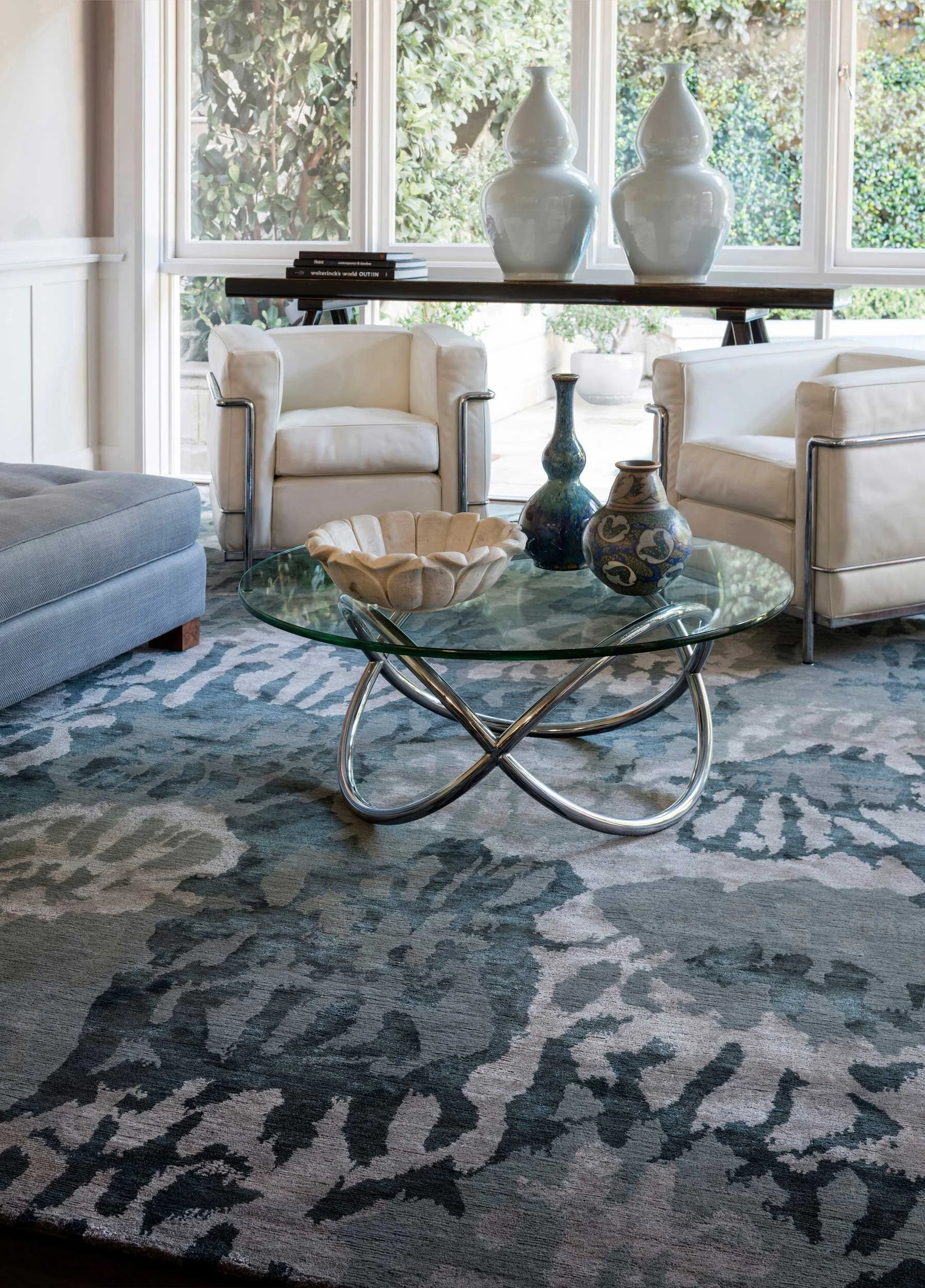 Bloom Bluebird — Robyn Cosgrove Rugs