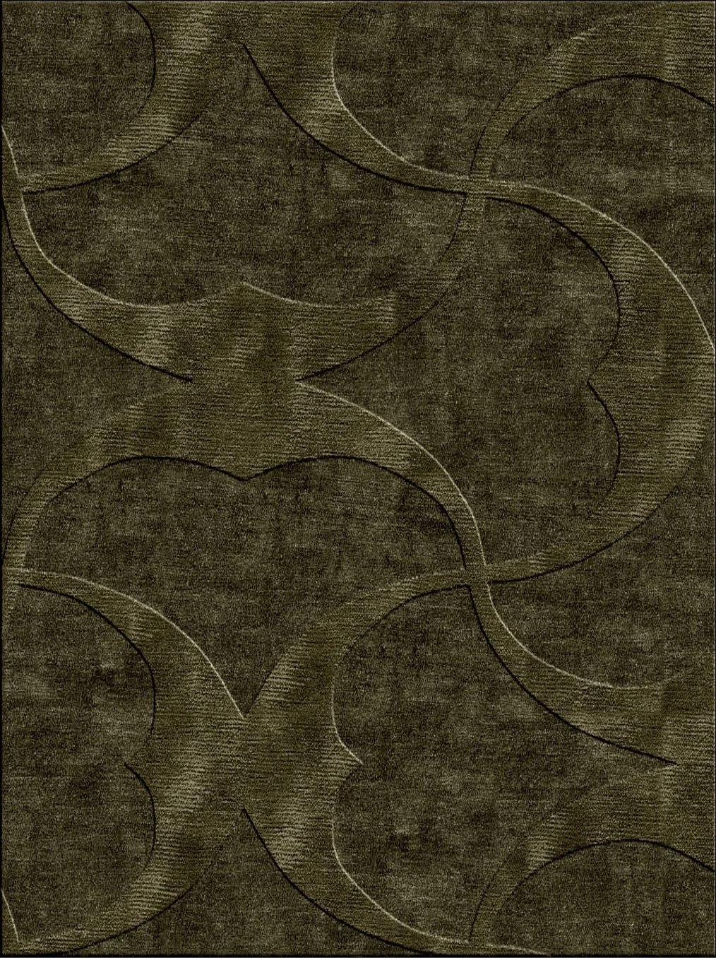 Bilboa Jungle Green Rug - Robyn Cosgrove Rugs