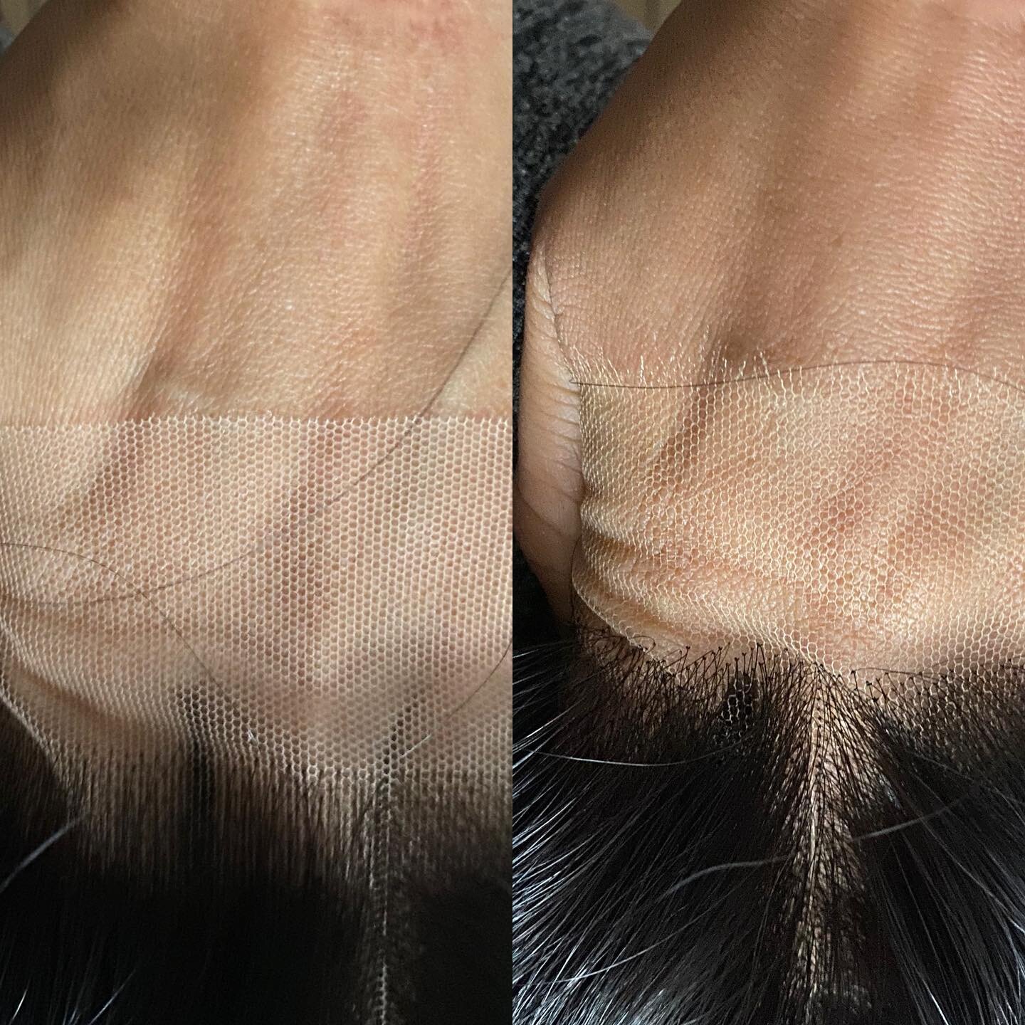 Here at LovingMy Hair we supply two lace types which are ; 

~ Raw HD - thinnest lace on the market, available in transparent lace 
~ Raw Swiss lace - thicker than HD but still relatively thin and blends well. Our Swiss lace is available in transpare