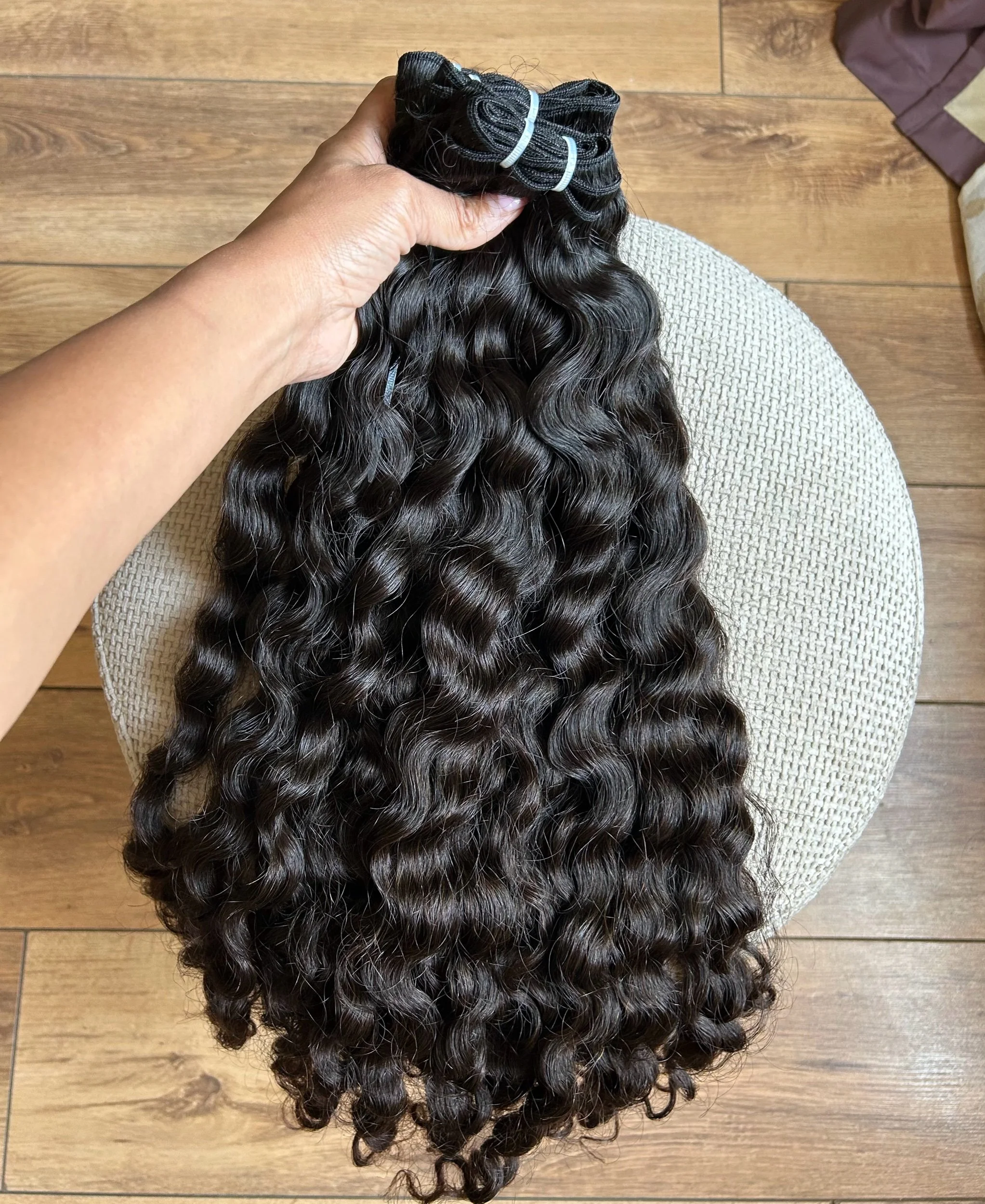 Raw Indian Wavy Hair Bundles/ Weft Extensions | Unprocessed Single Donor UK