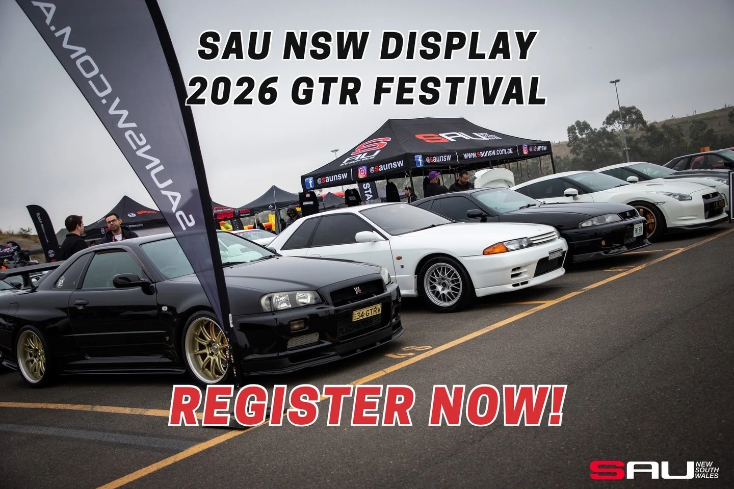 GTR Festival is coming up and, of course, SAU NSW will be there! 

Want to park with your club and friends as part of the SAU NSW display? 

🔗 LINKTREE IN BIO TO REGISTER

Spots are limited and will be allocated on a first in, first served basis, wi
