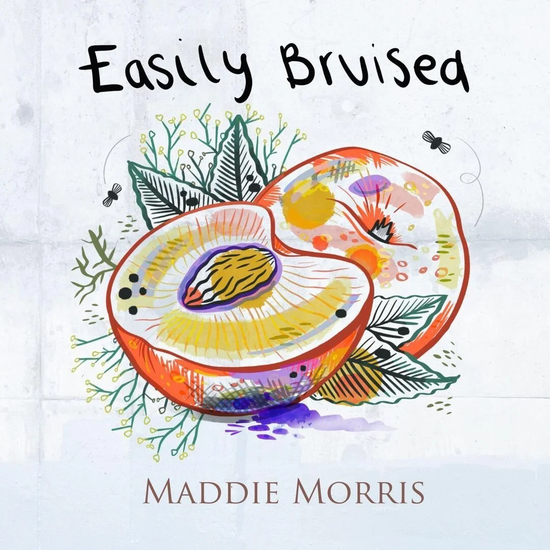 Maddie Morris - Easily Bruised. Released Friday 9th February 2024 via No Masters. Performer Neighbouring Rights and Publishing by Launchpad+.

Maddie says: &ldquo;I wrote easily bruised about falling in love and dating as a teenager in a rural area, 