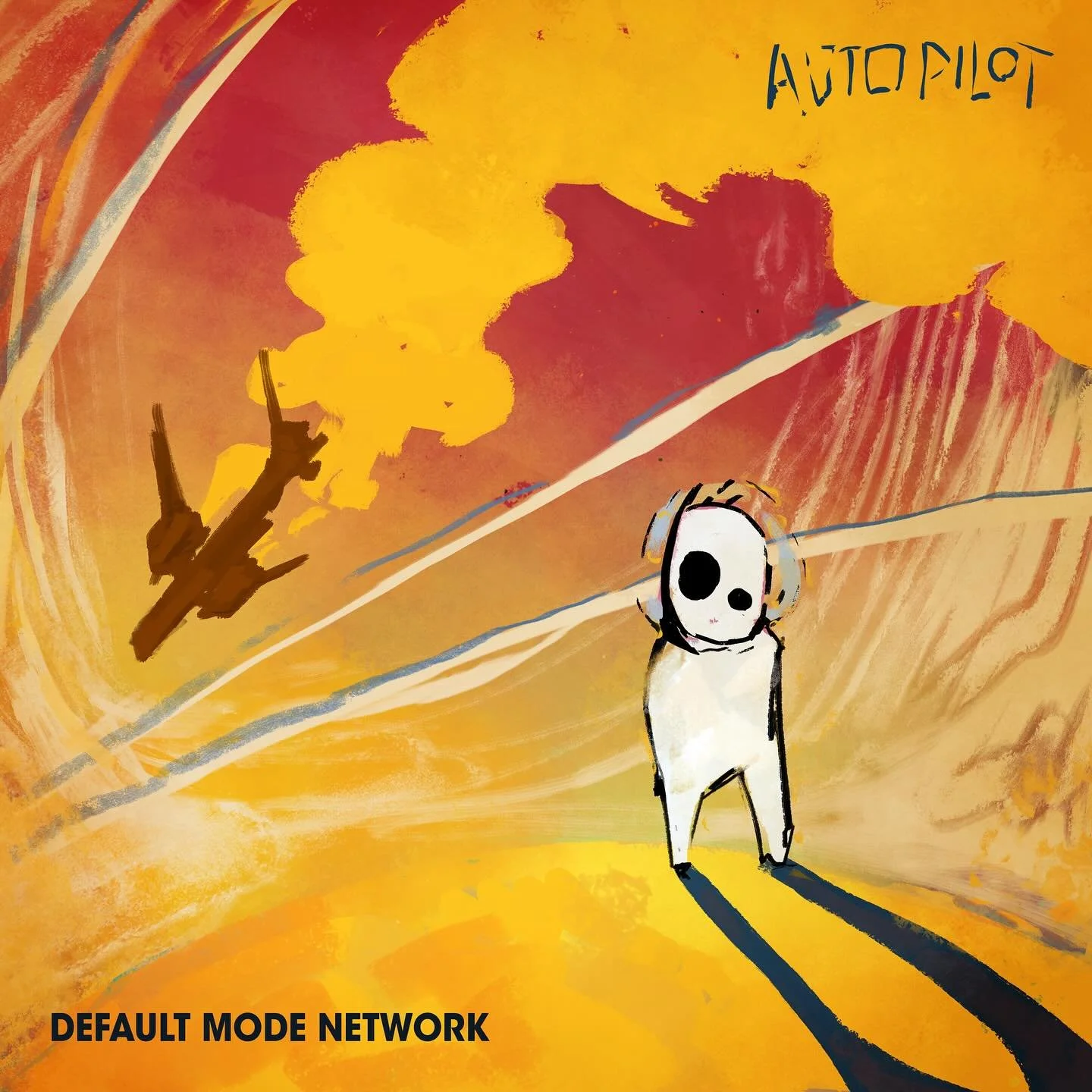 Default Mode Network - Autopilot. Released Friday 14th November 2025.

Default Mode Network are a Leeds rock band blending bluesy grit, psychedelic flair, and indie edge.

Autopilot, the new single from Leeds rock trio Default Mode Network, is a punk