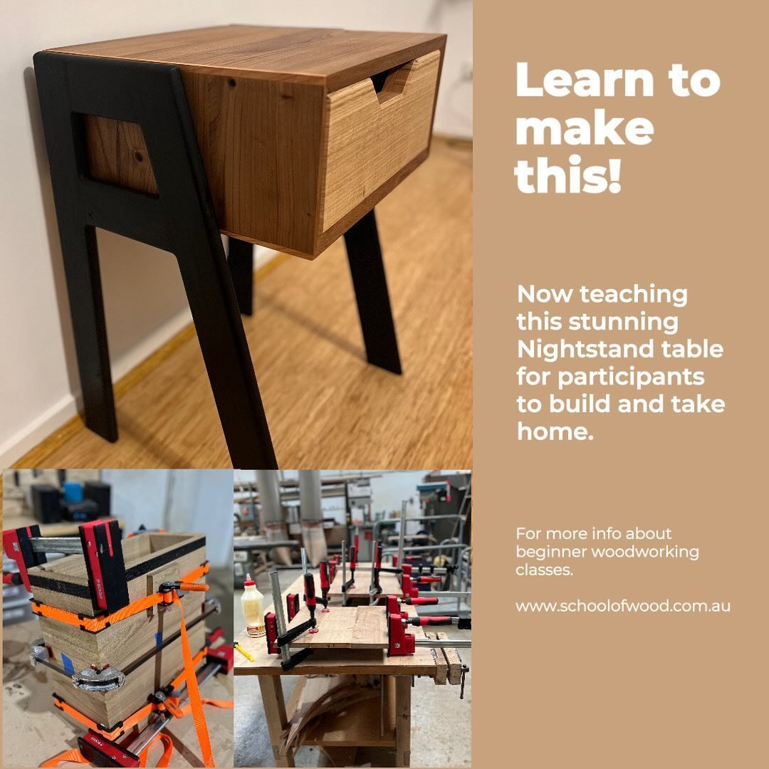 2 places left for this set project which I&rsquo;ll be teaching at the #richmondcommunitylearningcentre starting next week! Very excited to be teaching this one which combines some interesting furniture making techniques and introduces some cool angl