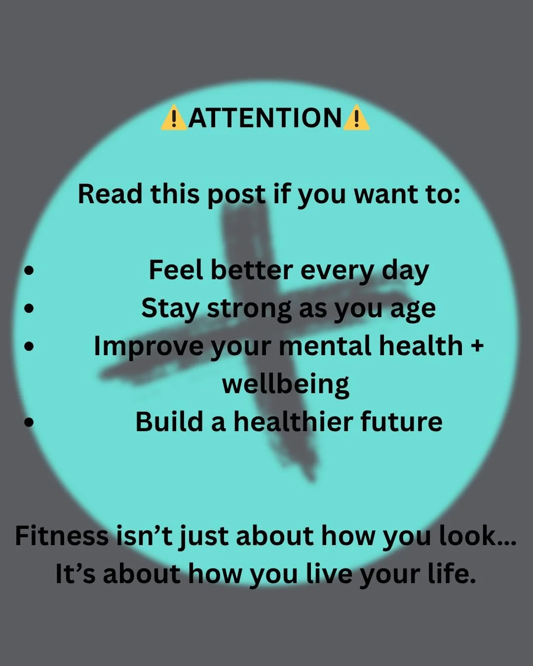 ⚠️ This is your wake-up call.

Fitness isn&rsquo;t about looking a certain way.
It&rsquo;s about improving health, feeling better, and staying strong for life.

At our studio, we believe in:
✔ Health over perfection
✔ Balance over burnout
✔ Community