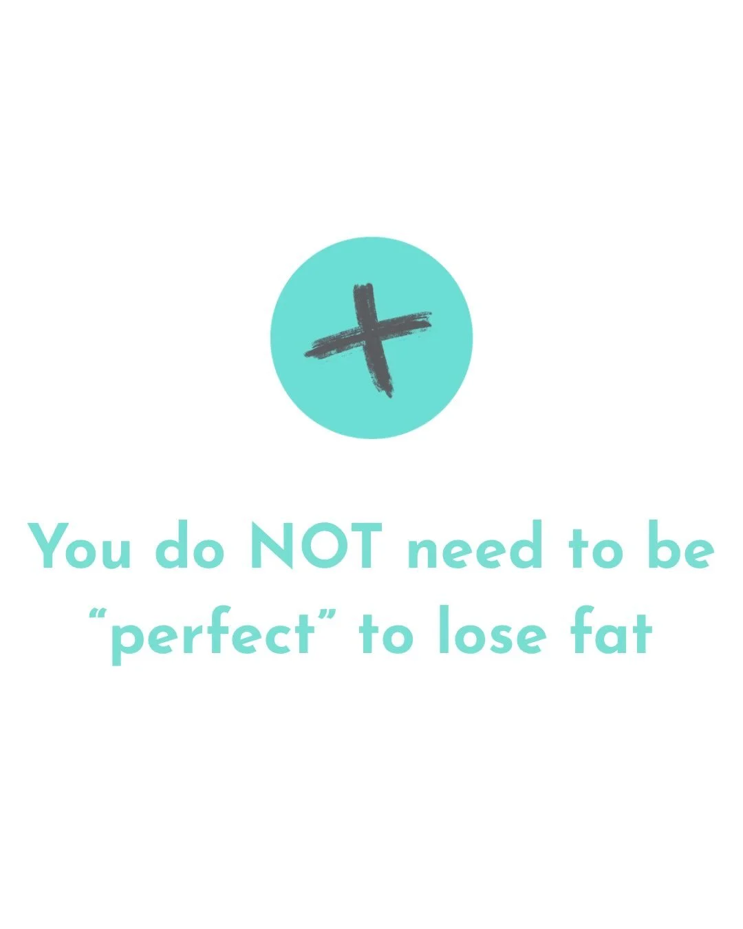 One of the biggest mindset shifts we try to teach our members is this:

You do not have to be perfect to make progress.

So many people think fat loss only &lsquo;works&rsquo; if they are:

* super strict
* highly motivated
* never eating treats
* tr