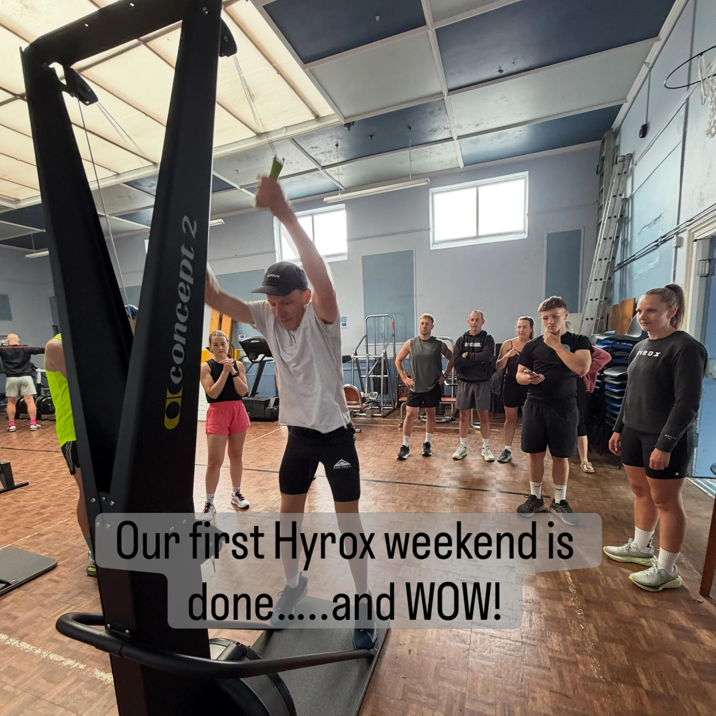 Our first ever Hyrox weekend 🔥💪🏼

A relay night on Friday.
A simulation on Sunday.

PBs were achieved.
Nerves were overcome.
Friends were made.
Comfort zones were challenged.
New studio record was set.

We had first timers, new members, experience