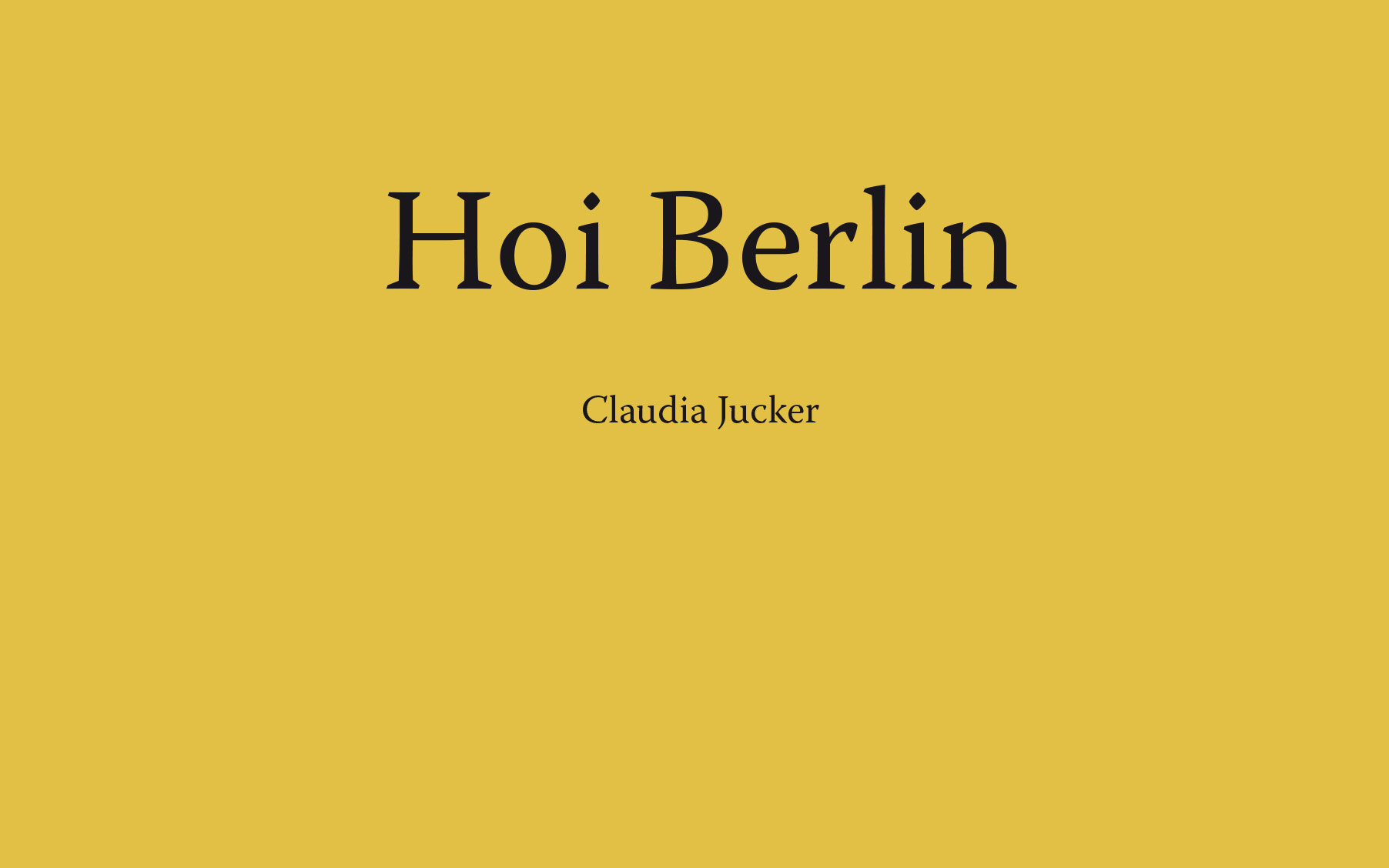 Hoi Berlin!