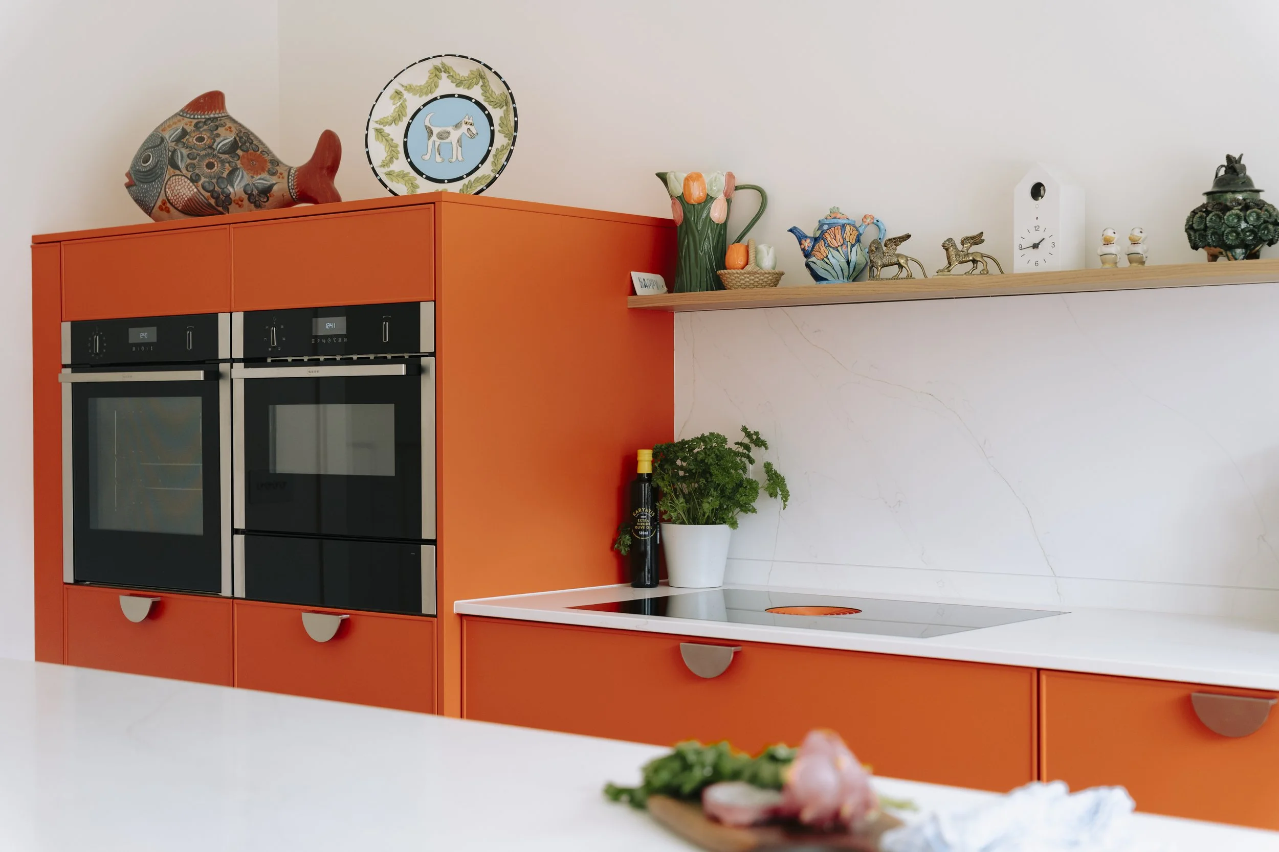Kitchens By Nick McNally - Kinnear Road Orange Kitchen 2.jpg