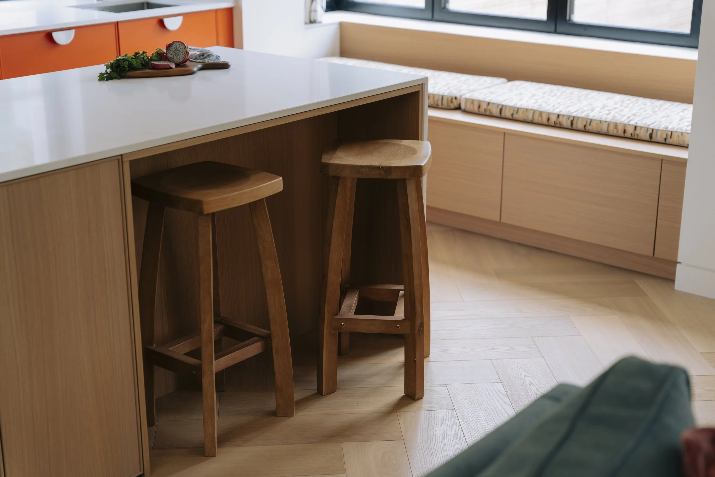 Kitchens By Nick McNally - Kinnear Road Orange Kitchen 4.jpg
