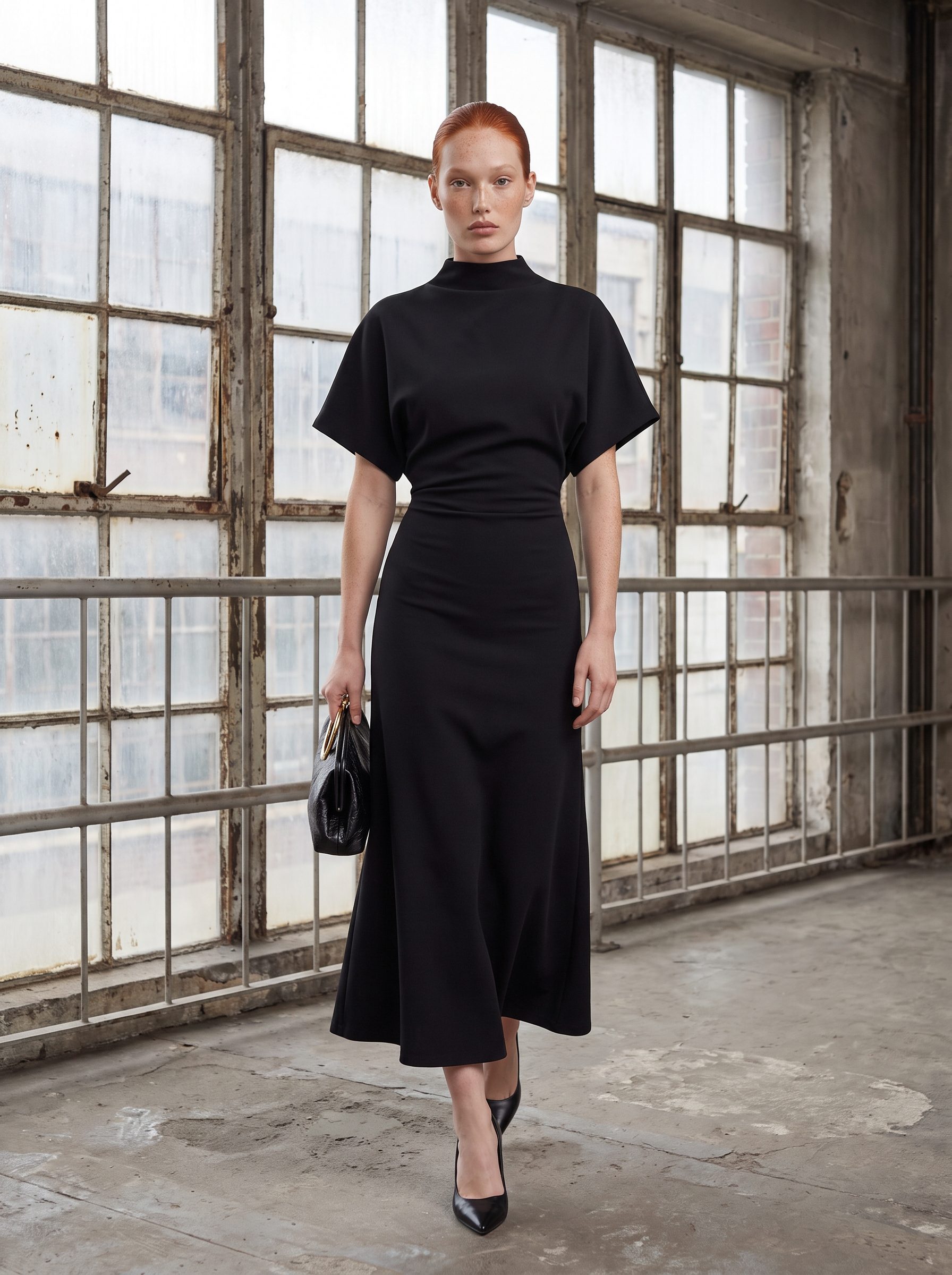 Draped Evening Dress