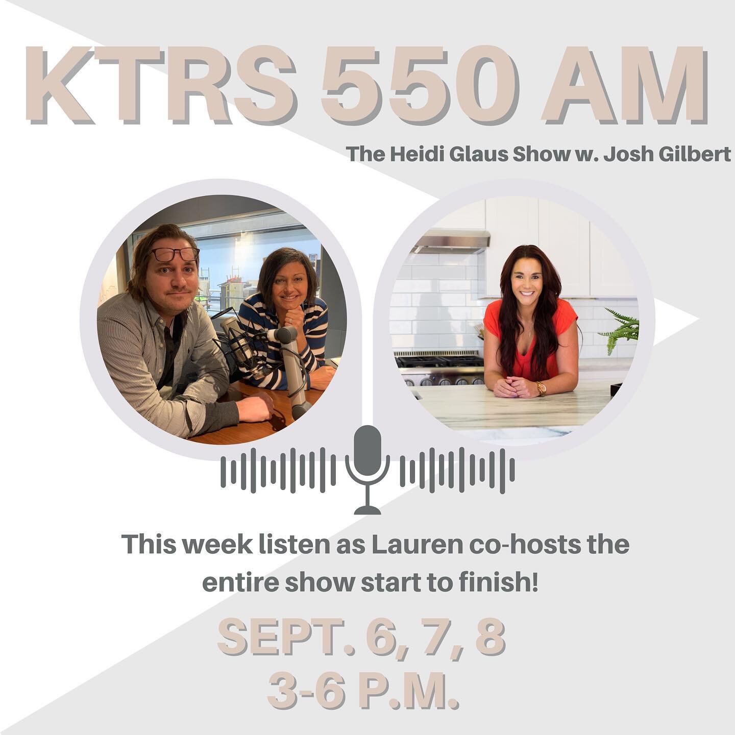 Switching it up this week and co-hosting Tuesday, Wednesday, Thursday from 3-6!