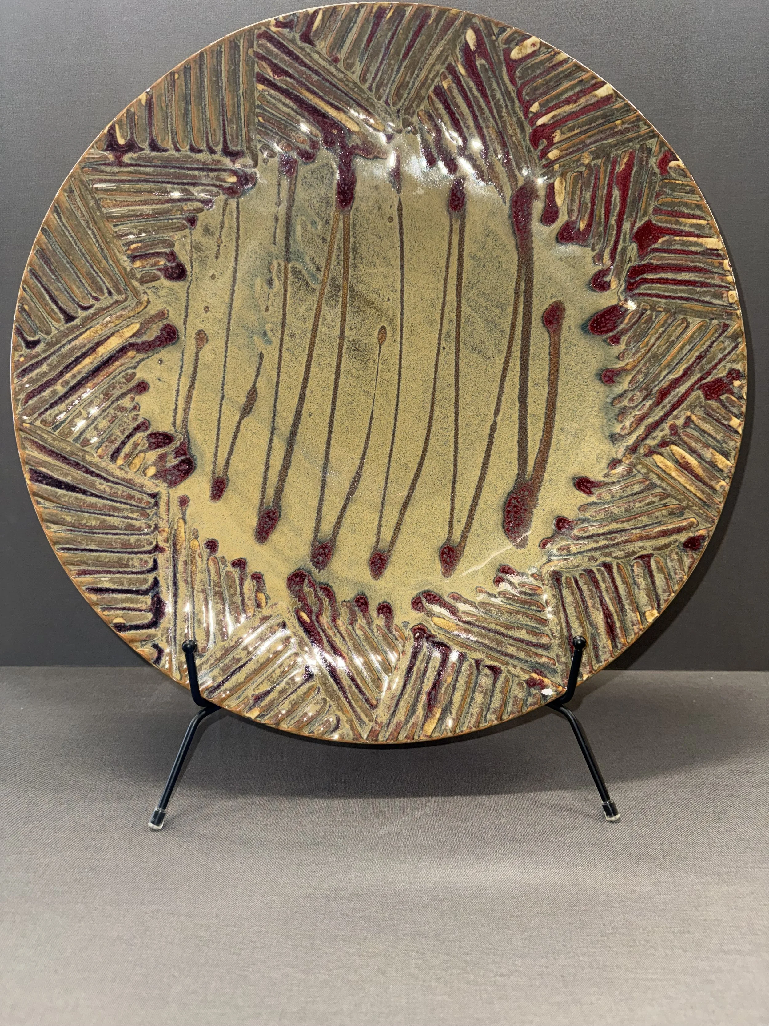 Carved Rim Platter