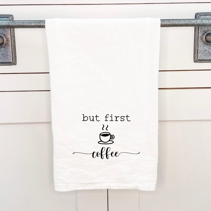 Funny Tea Towels Funny Coffee Towel Flour Sack Tea Towel 