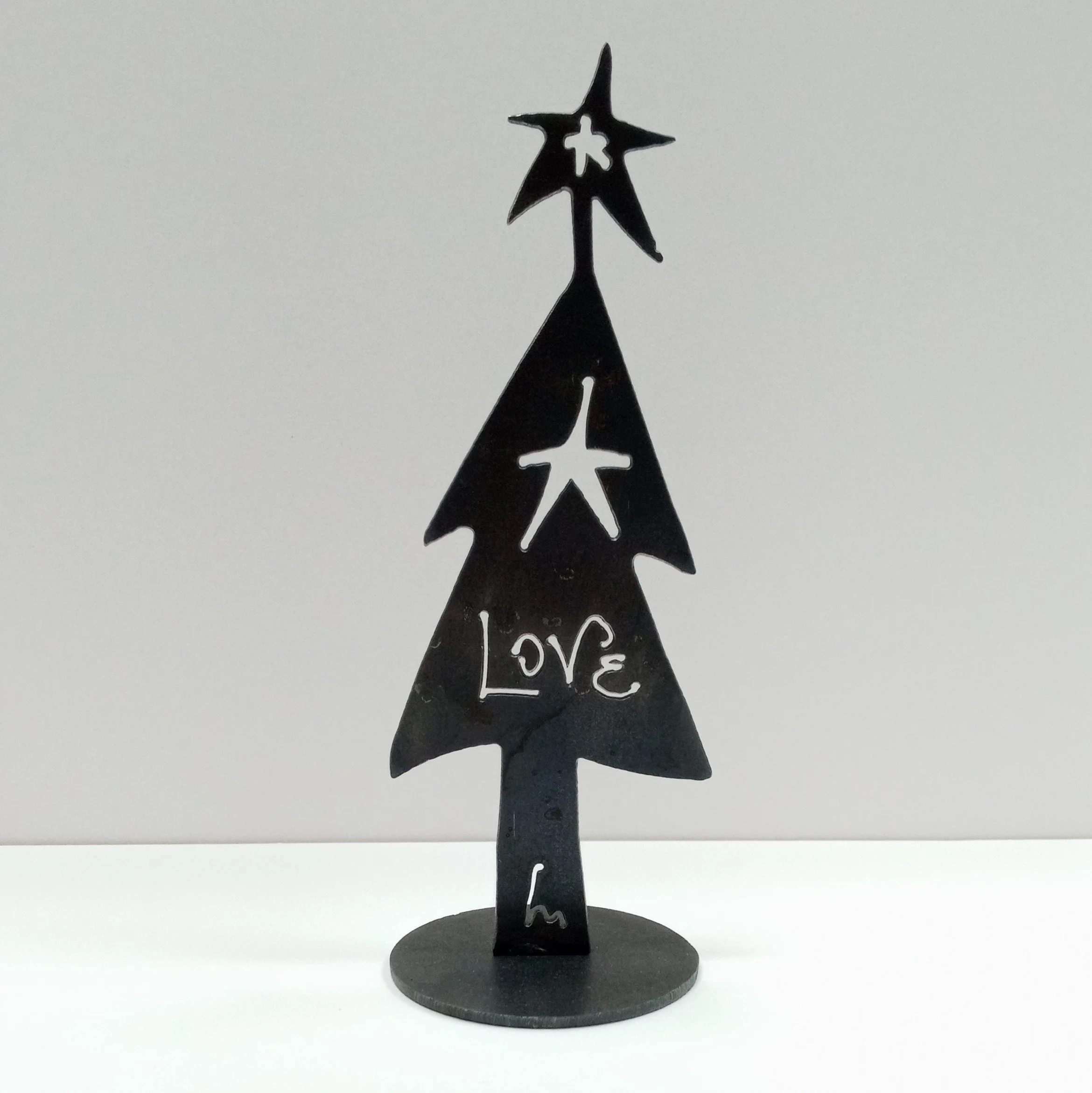 Metal Art - Love Christmas Tree