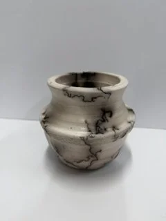 Med Horse Hair Pot with Roping
