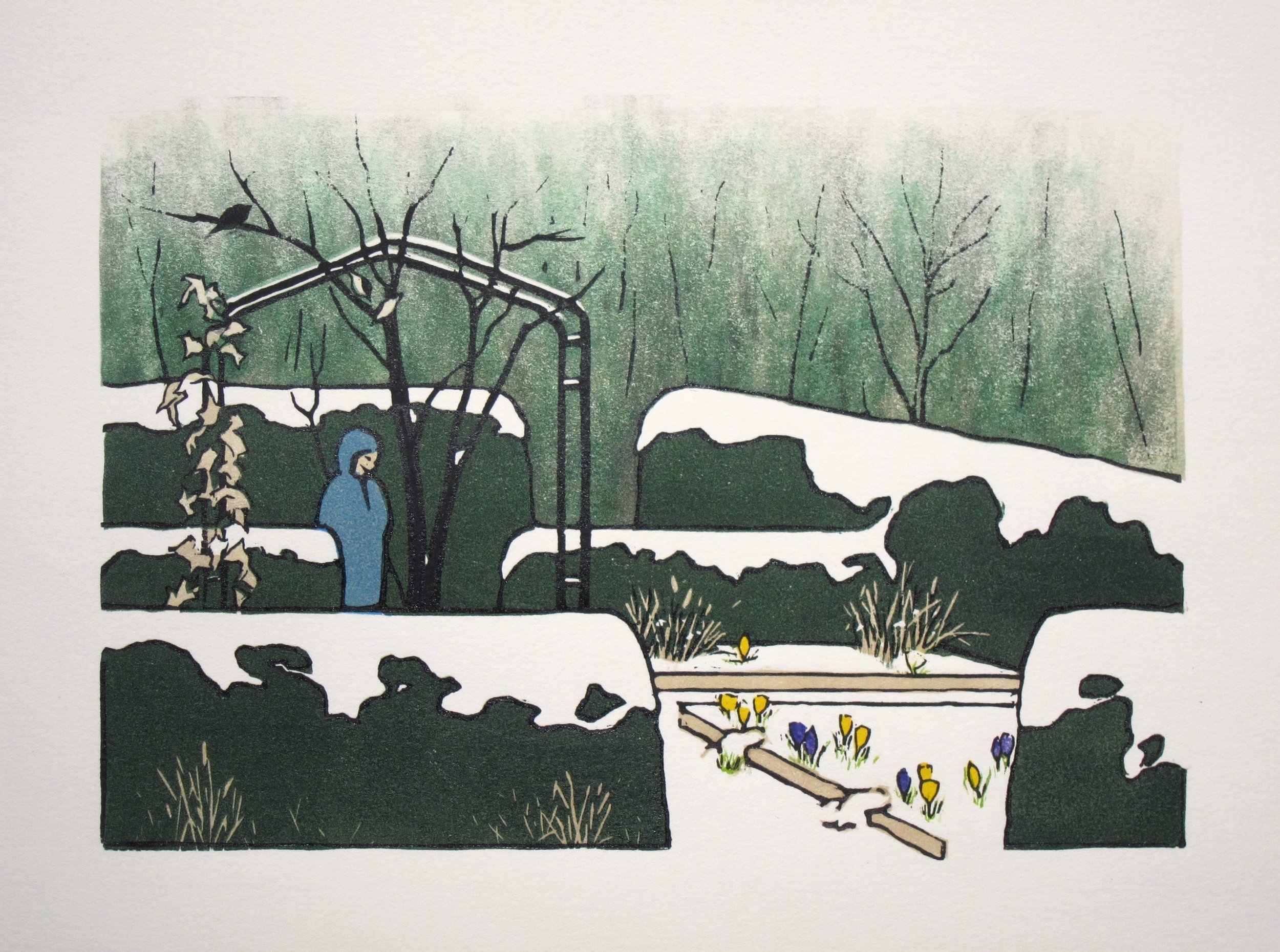 April Fool
Jane Cloutier
linocut 13 x 11
$180.00