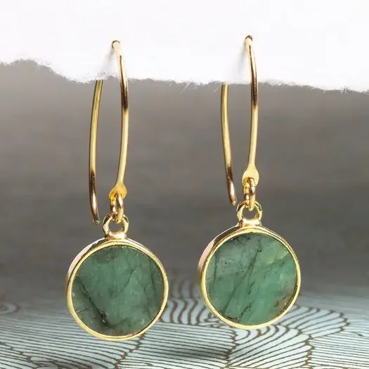 Emerald GreenDrop Earrings