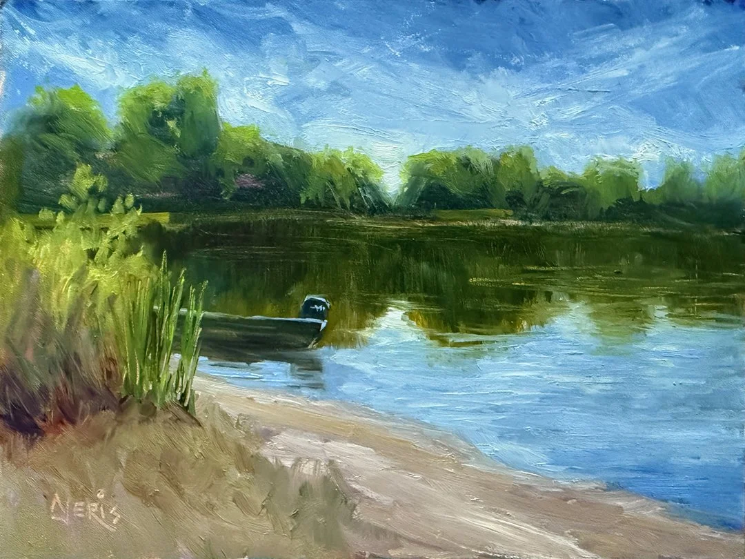 Morning Reflections (Park Lake Beach)
By Andrea Jeris

Oil
6×8