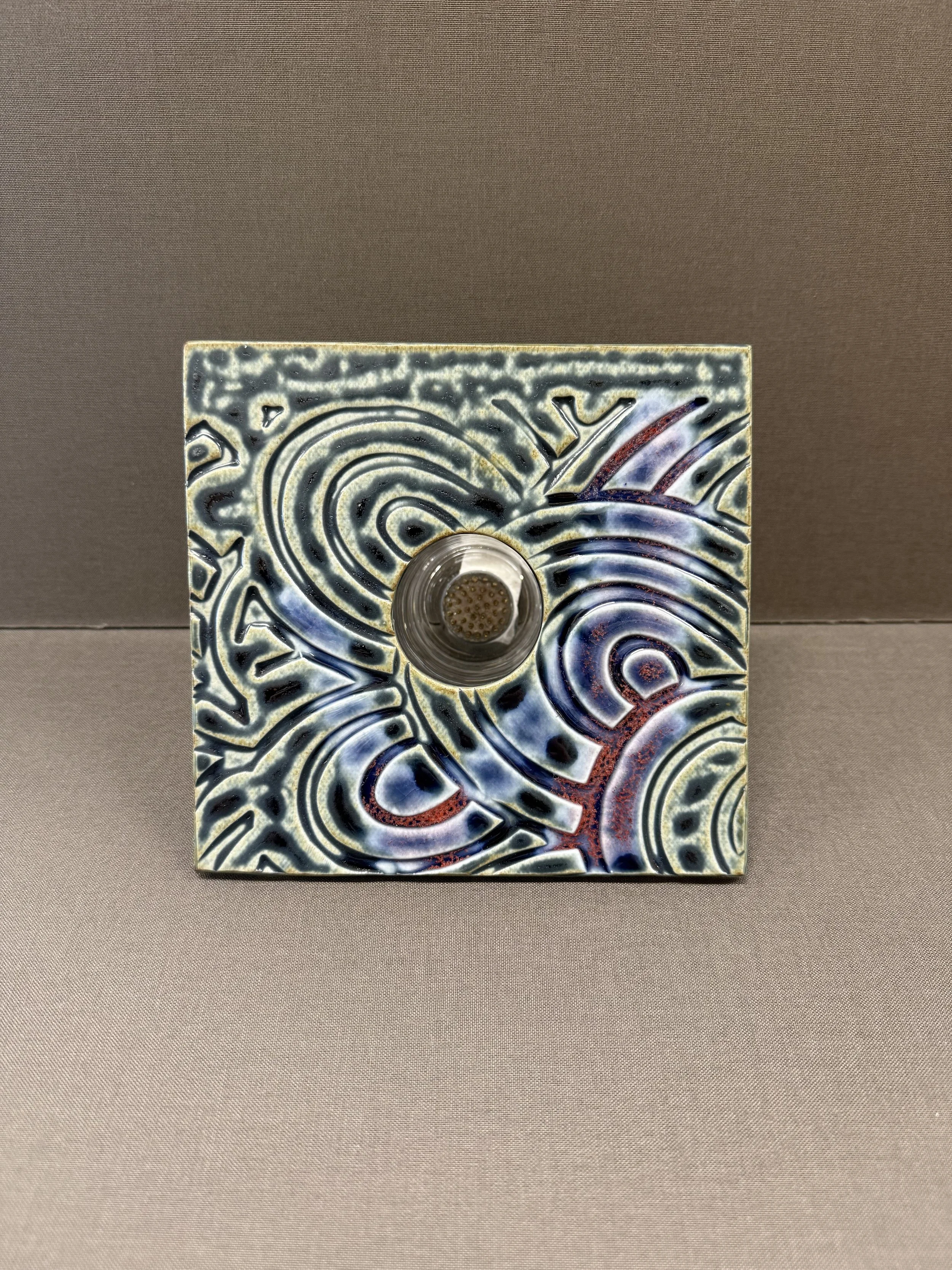 Flower Vase - Ash Green Glaze