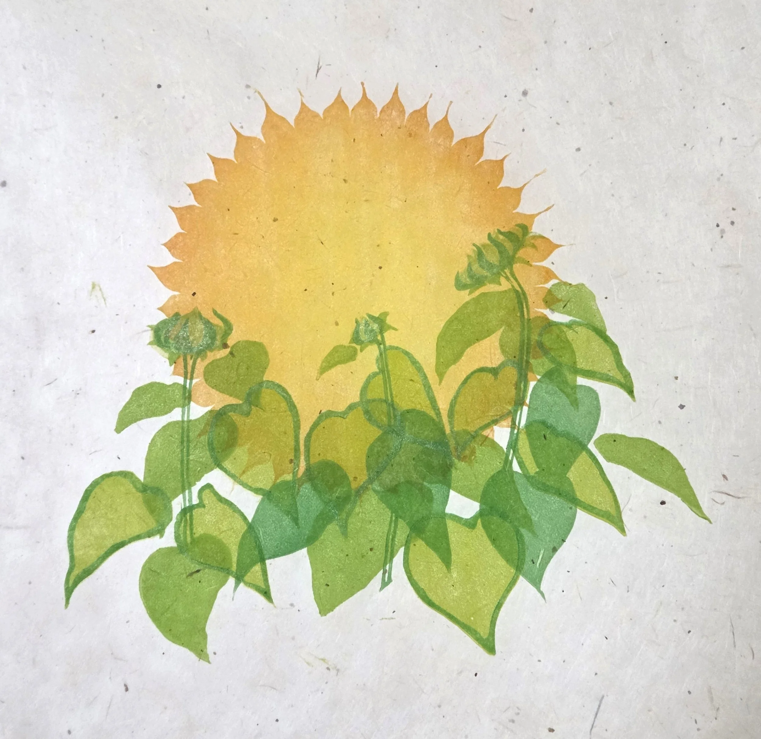 Sun Flowers (unframed)
Jane Cloutier
linocut 14 x 14
$80.00