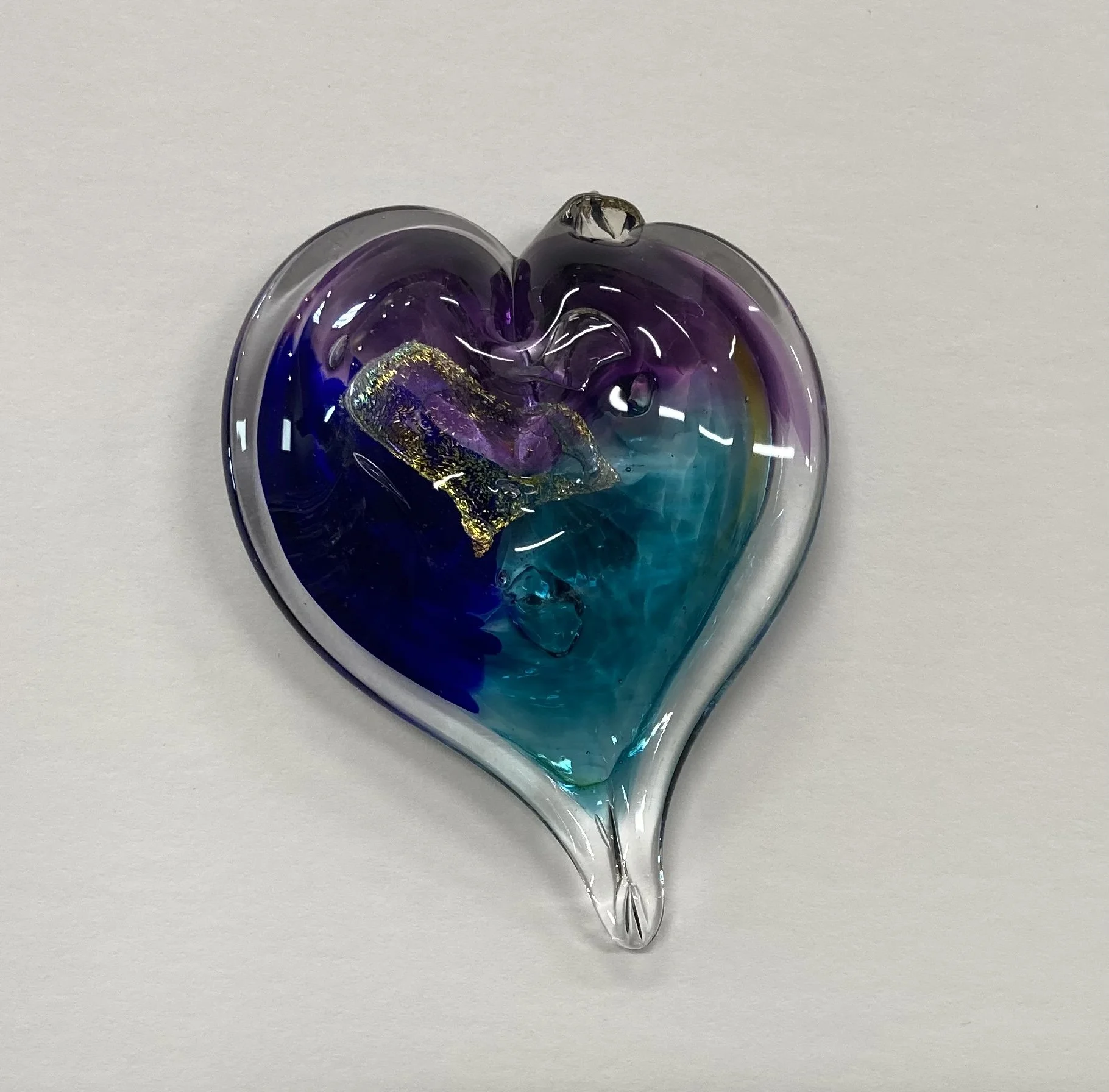 Glass Blown Hearts - Various Colors