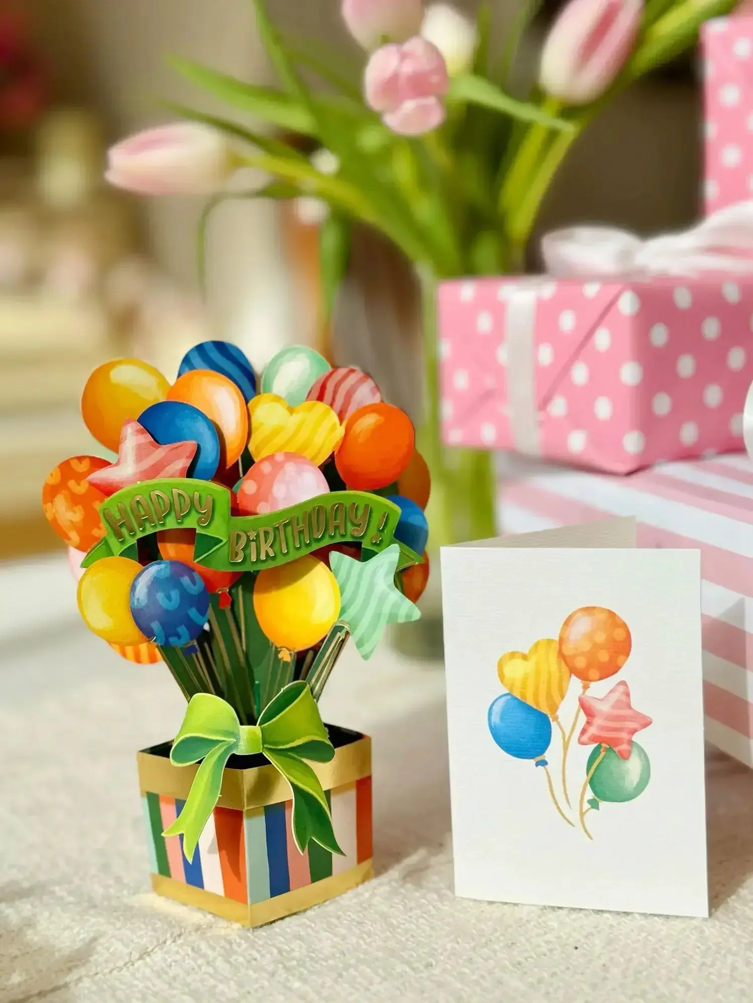 Pop-Up Birthday Balloons Card