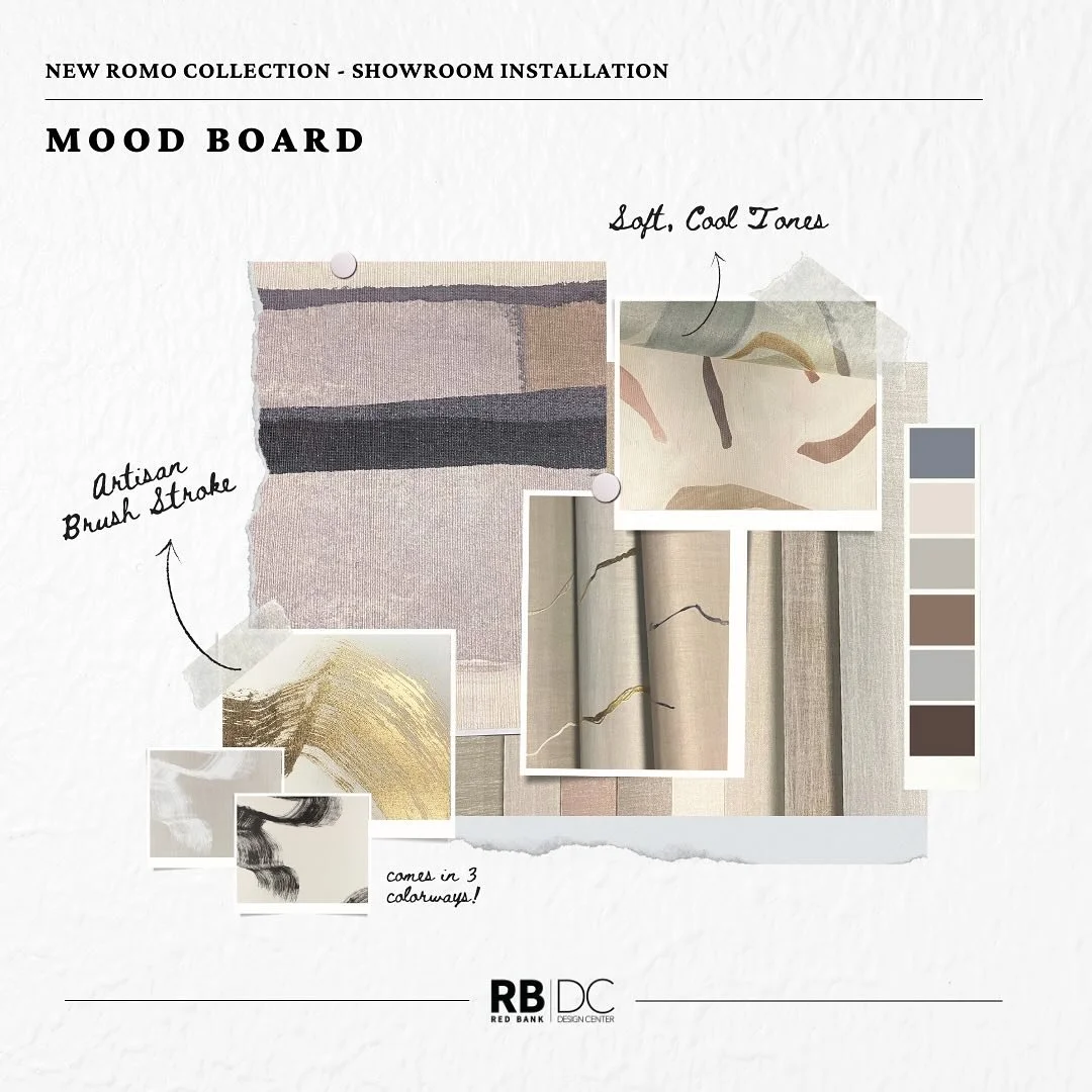 THE WAIT IS OVER&hellip; NEW ROMO IS HERE! Their new collections feature intricate wallcoverings, weaves, sheers, and more, playing with the charm of art, nature, and timeless beauty. Come see these new pieces for yourself in our showroom very soon!
