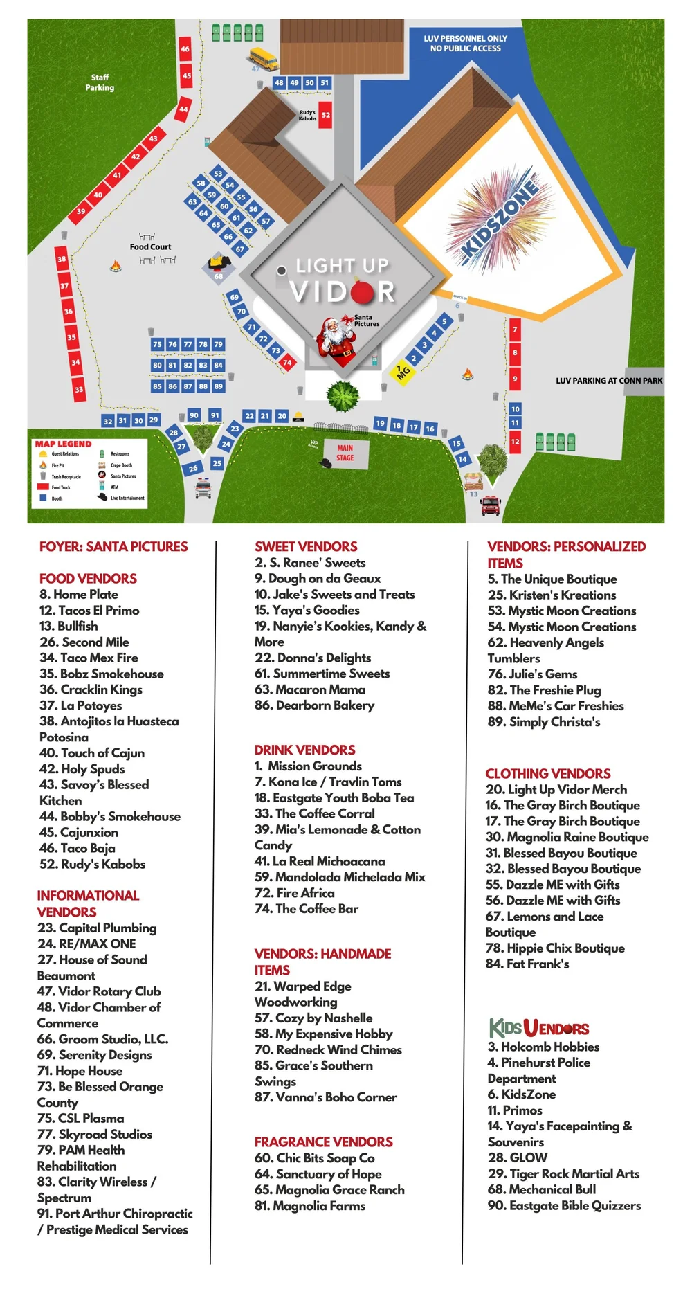 Vendor Map — Light Up Vidor