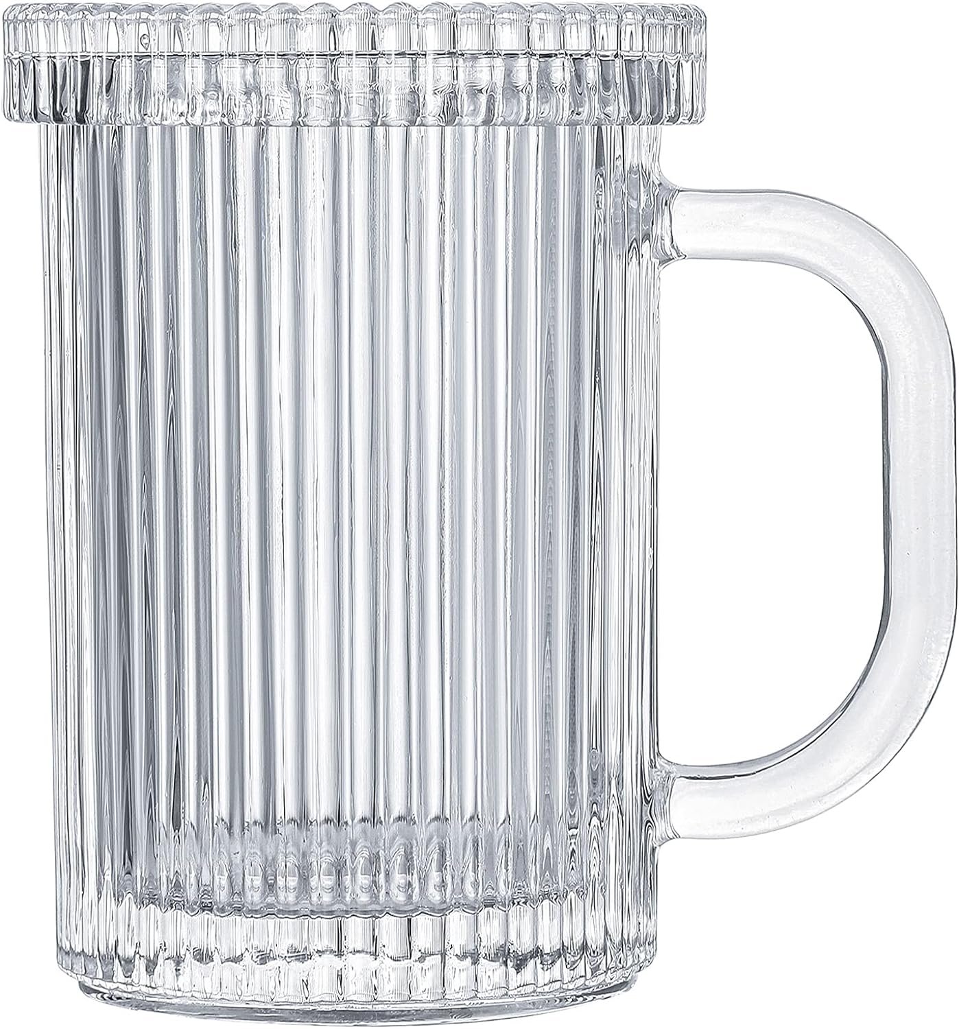 Glass Coffee/Tea Mug with Lid*