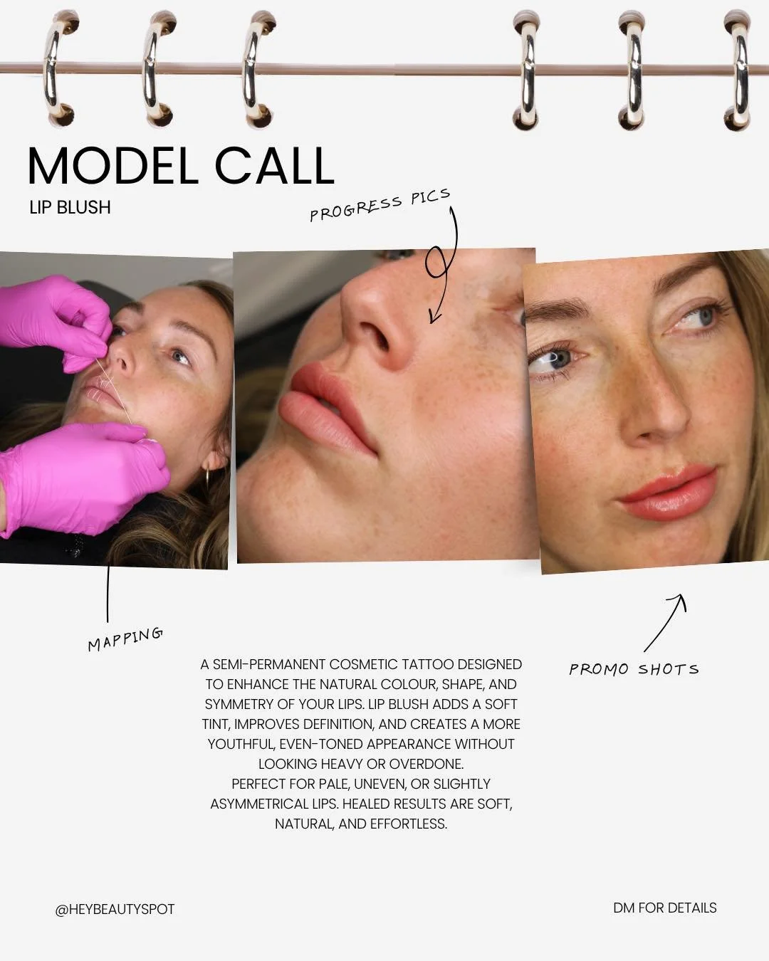 📣 Calling all babes 📣 

We&rsquo;re looking for you! Before summer hits, we&rsquo;re launching PMU. But first, we&rsquo;re offering a limited amount of appointments at a significantly reduced price before officially launching the service. 

If you&
