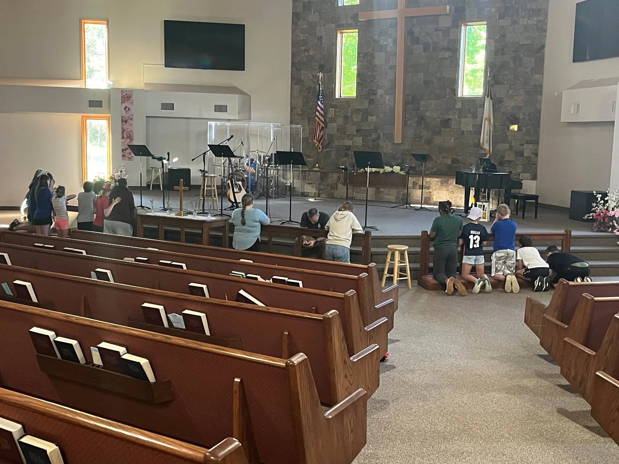 The Preteen Mission trip wasn't just about serving. It was about our preteens meeting God for themselves.
Students surrendered things to Jesus and took real steps in their faith, with friends and leaders praying over them at every turn. Several praye