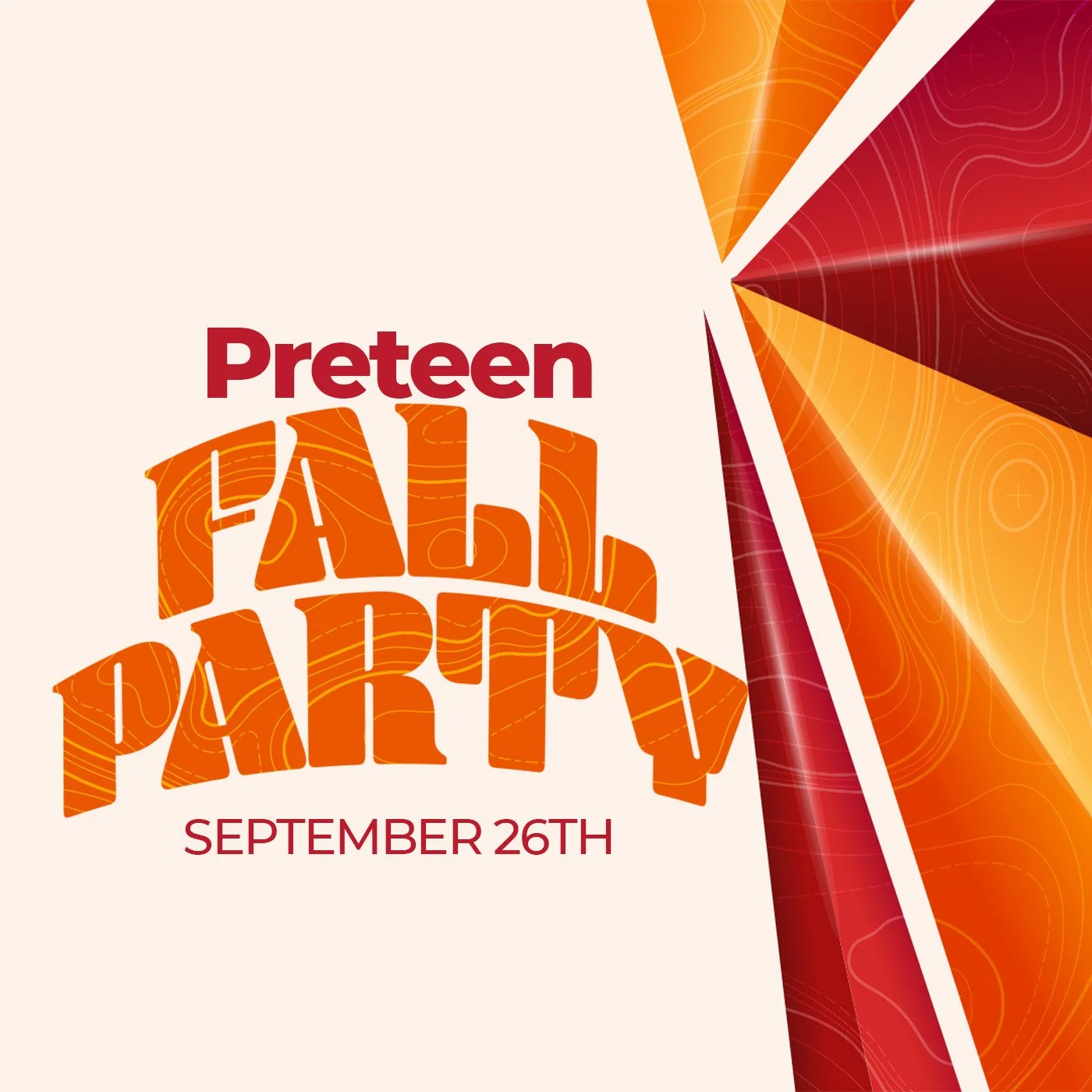 Where: Neighbarger's Home
  7882 Big Run Rd
  Gambier, OH 43022
When: October 9
Time: 5pm-7pm

All 4th &amp; 5th Graders are invited to join us for an evening of fall fun at the Neighbarger's home, including 9-square, volleyball, games, dinner, pumpk