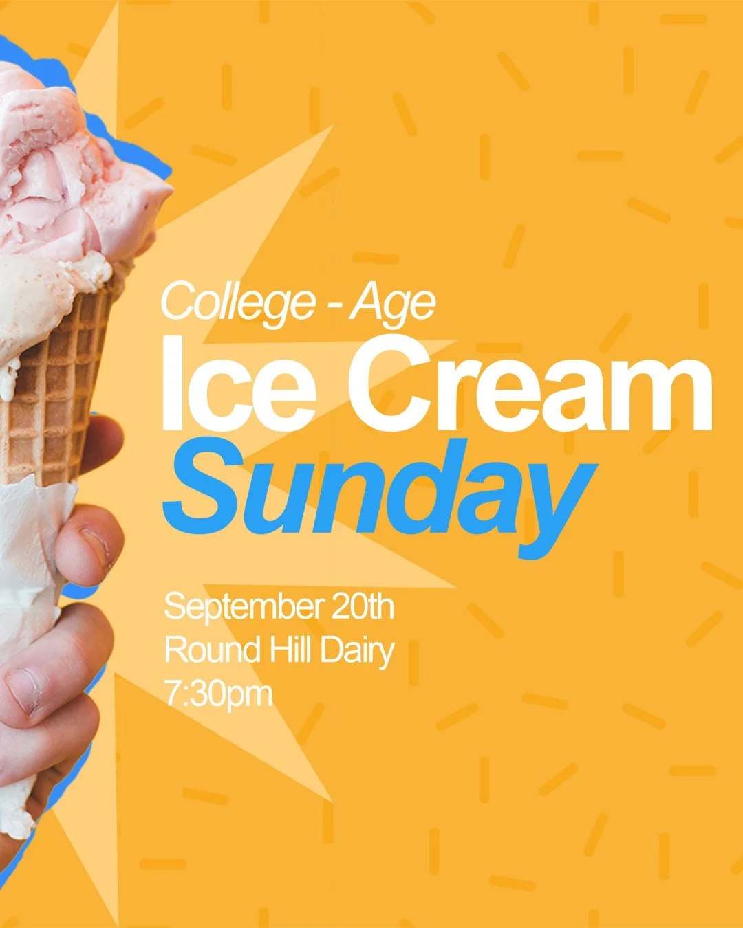 Come for free ice cream and connect with Pastor Troy and Pastor Evan

When: September 20
Where: Round Hill Dairy
  300 Wooster Rd
  Mount Vernon, OH
Time: 7:30pm - 9:00pm
