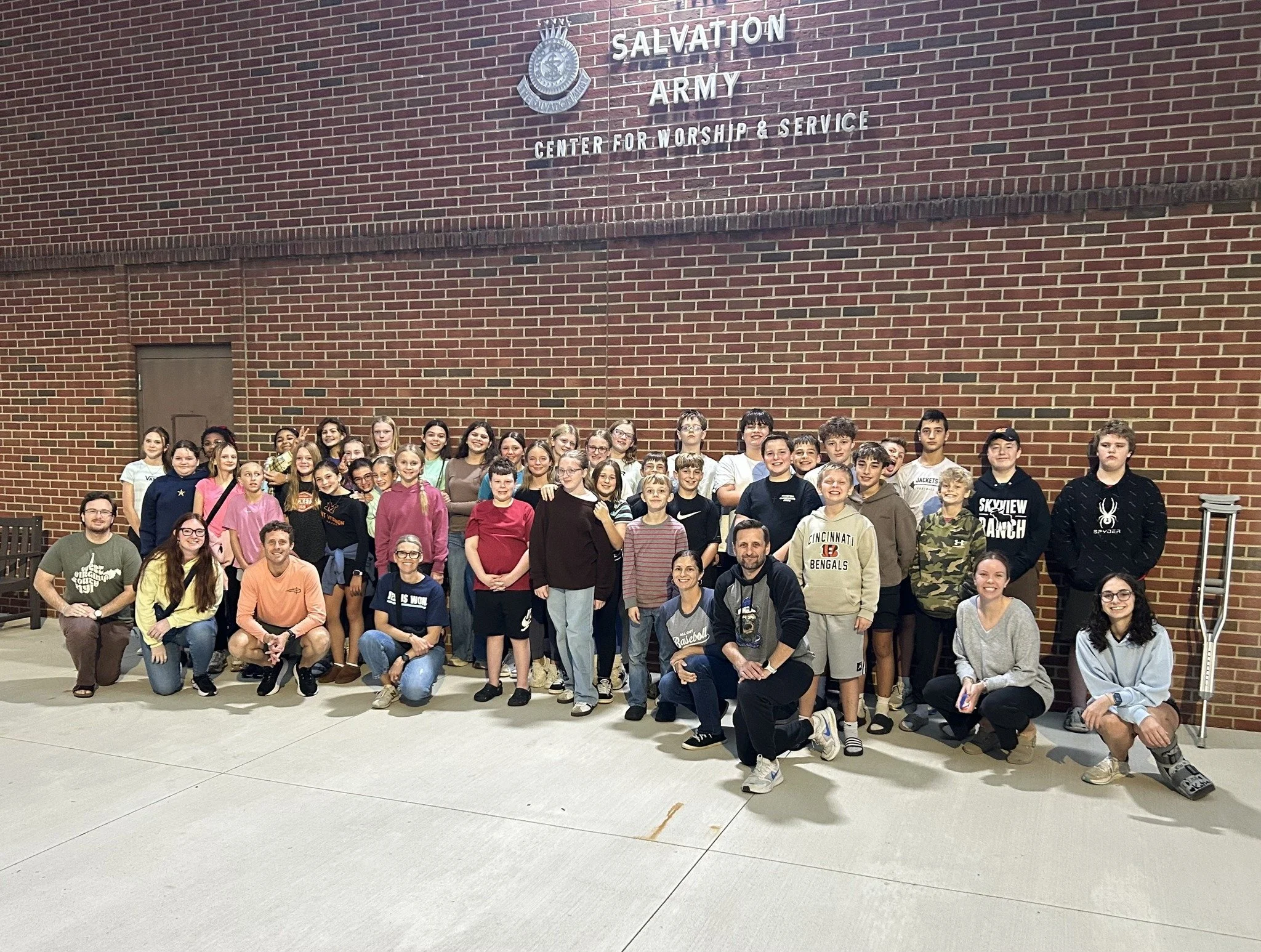 Our Middle School students partnered with the Salvation Army to help them clear out their Gymnasium, which was filled with old pews, so that they can use that space for ministry opportunities. 🧥📦

Students also got their coat closet ready to help k