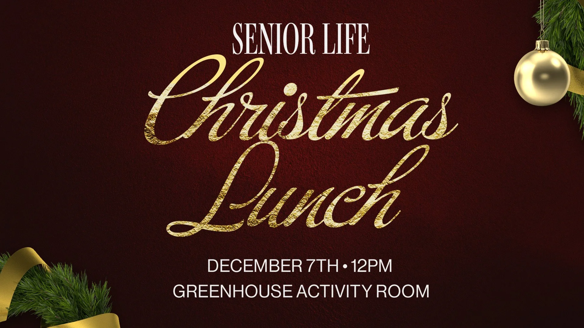 Join us on December 7th from 12-1:30 PM at the New Life Greenhouse for an old fashioned Christmas lunch!  We will have Christmas bingo, food, a hot cocoa bar, and a photo booth. You won't want to miss this joyous event! 🔔

Sign up here...
https://ne