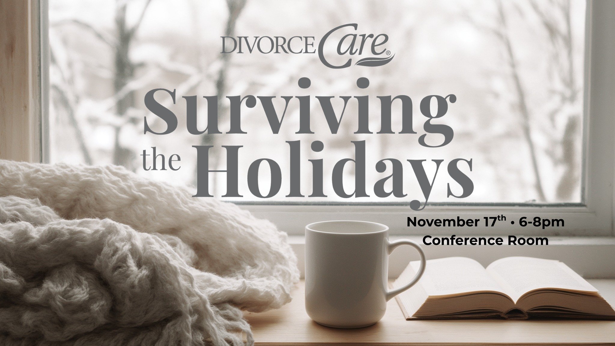 Come join us at New Life Church on November 17th from 6-8PM to hear about some holiday survival tips from experts on divorce-related issues, plus real-life stories from people who have made it through the holidays after divorce or separation. There w