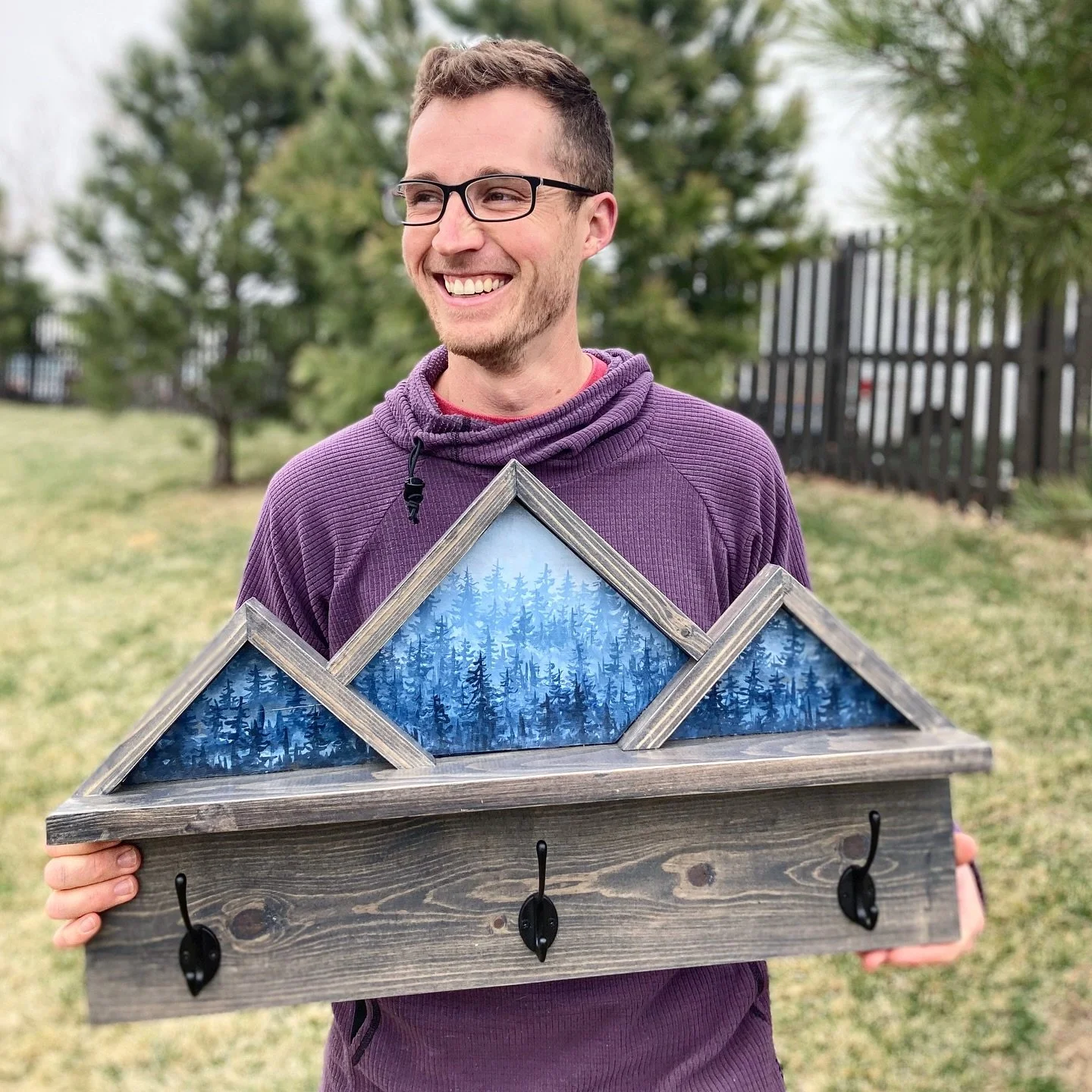 It&rsquo;s #smallbusinesssaturday so I&rsquo;m here to remind you about supporting local businesses and artists this holiday season. If you are looking for personalized, meaningful art have a look at my website!
.
www.highalpinedesigns.com
.
#Woodart