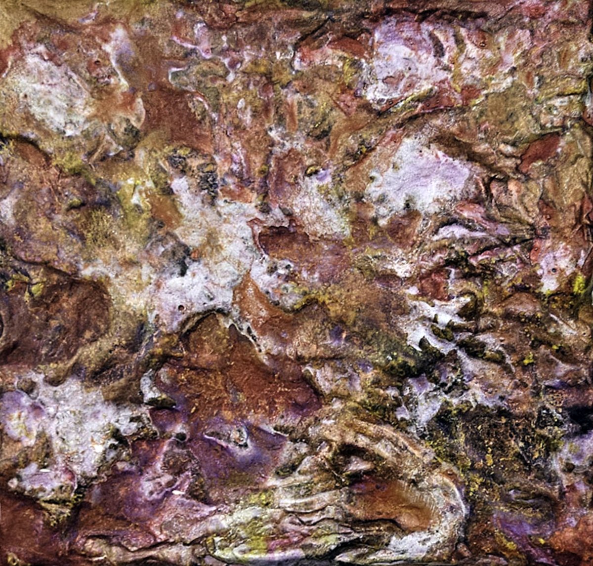 Solar Eclipse (1) - Acrylic on Panel, 6 x 6 inches © Maureen McCabe MA Artist