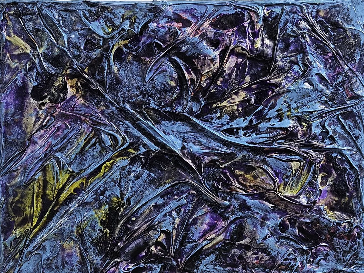 Floating- Acrylic on Panel, 9 x12 inches © Maureen McCabe MA Artist