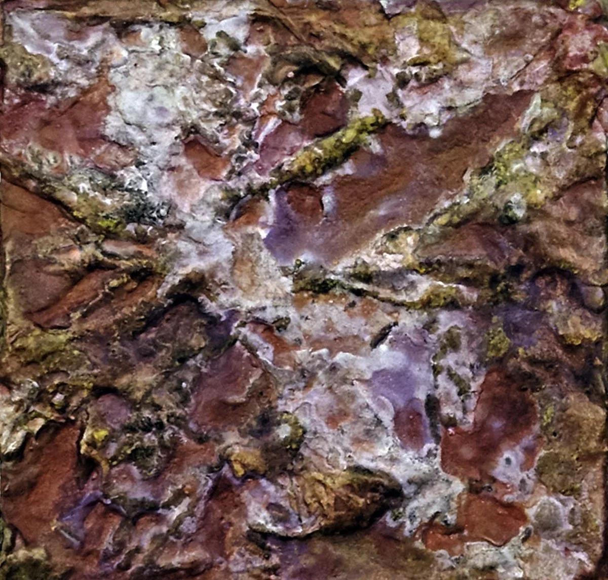 Solar Eclipse (3) - Acrylic on Panel, 6 x 6 inches © Maureen McCabe MA Artist