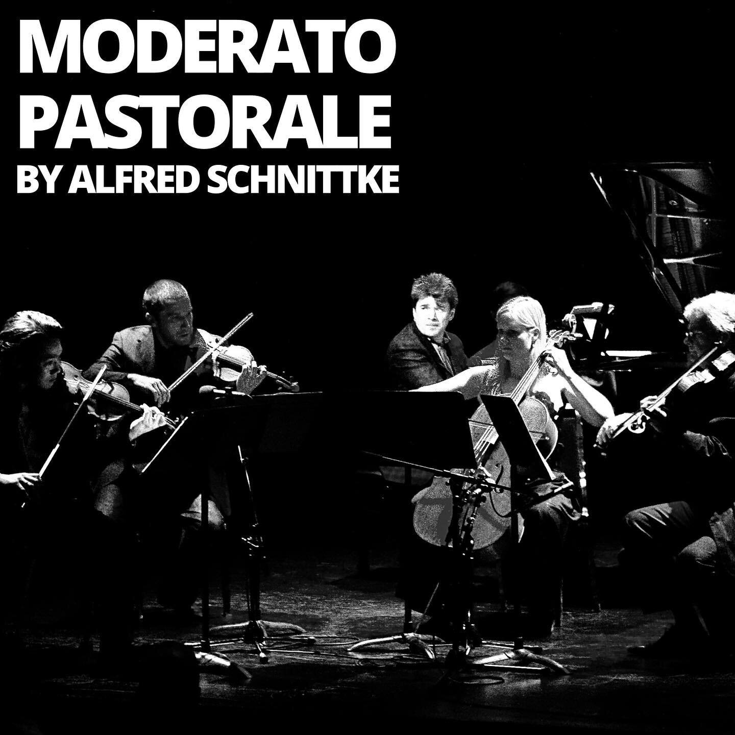&lsquo;Moderato Pastorale&rsquo; is the last movement of Alfred Schnittke&rsquo;s Piano Quintet.  This live performance, from 2002, features Andrew Burashko on piano, Mark Fewer and Stephan Sitarski on violins, David Rose on viola and Thomas Wiebe on