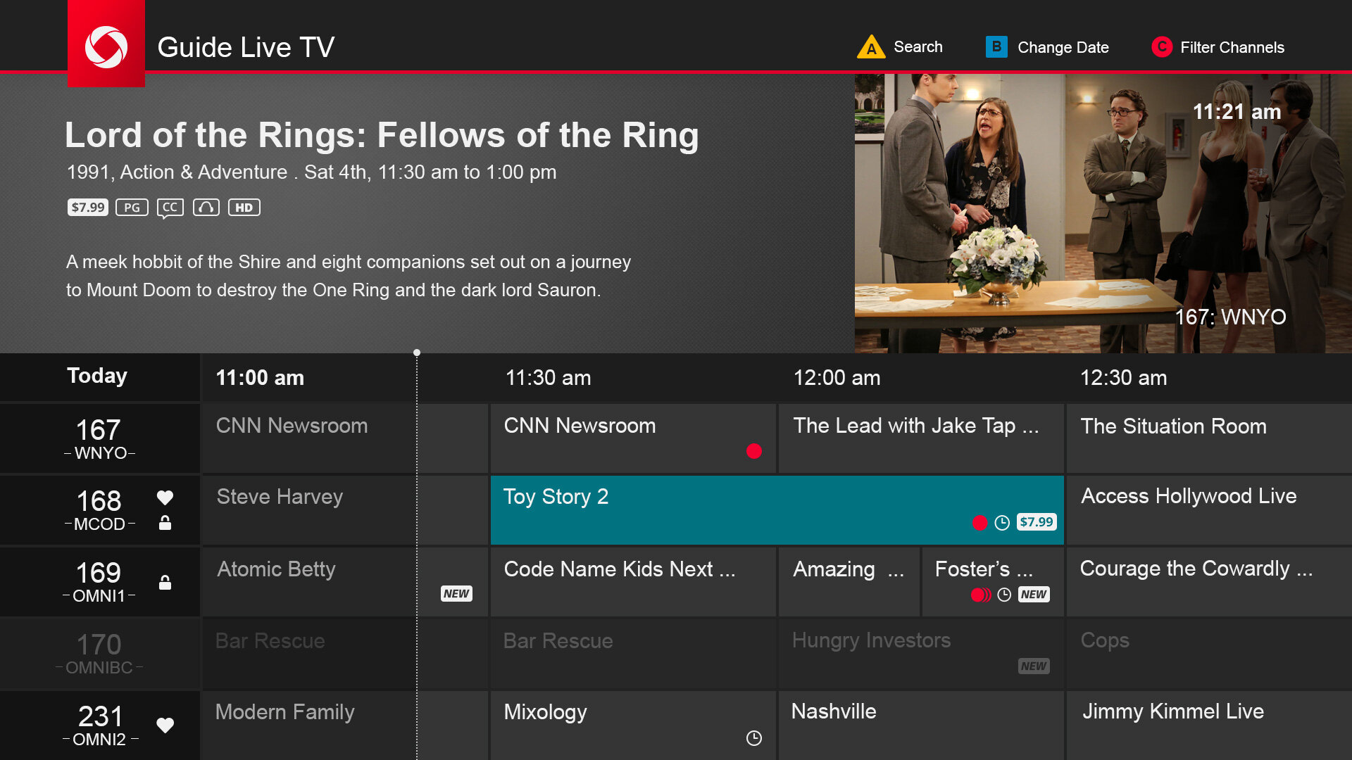 Rogers Set Top Box UI - Visual designs by Pascal Potvin