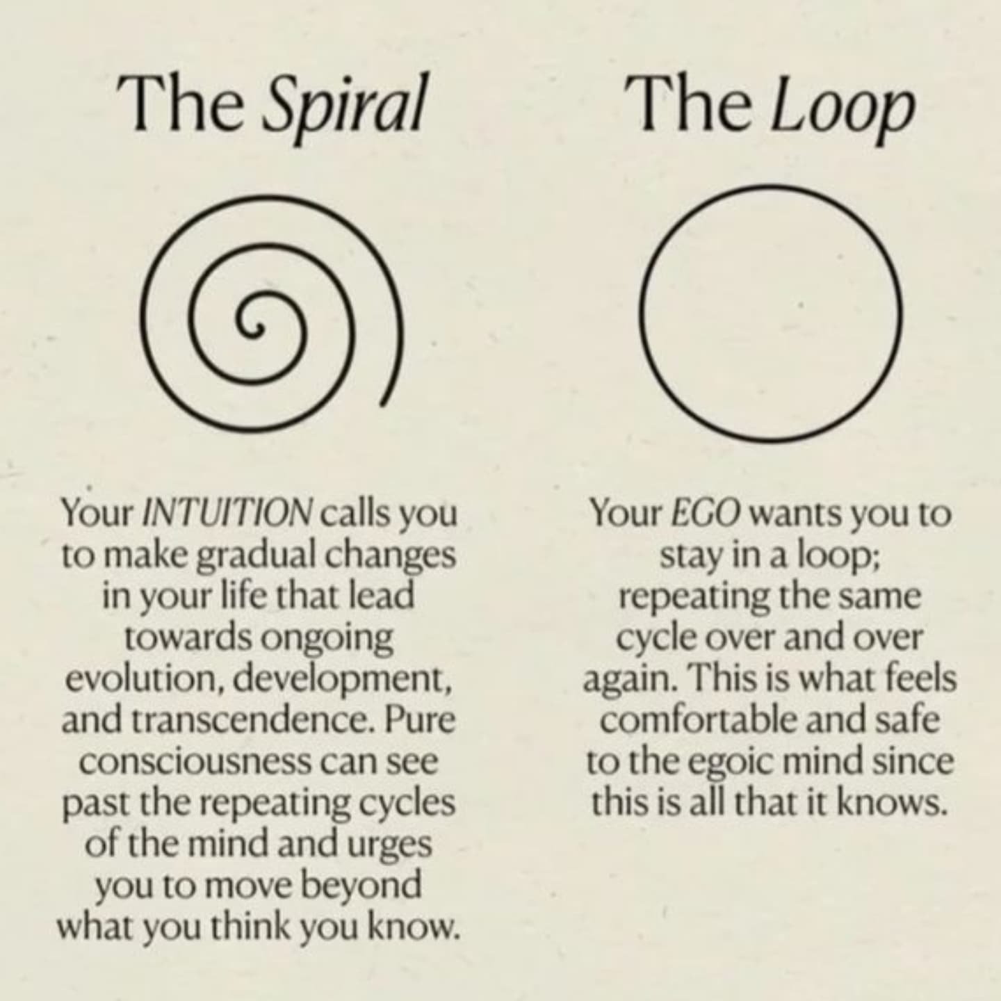 Dropping these here for all those they resonate with...

Have been thinking about lots lately about the loops we get stuck in and how we repeat these same patterns because they feel safe, even when they aren't the best for us. 

Breaking out of a loo