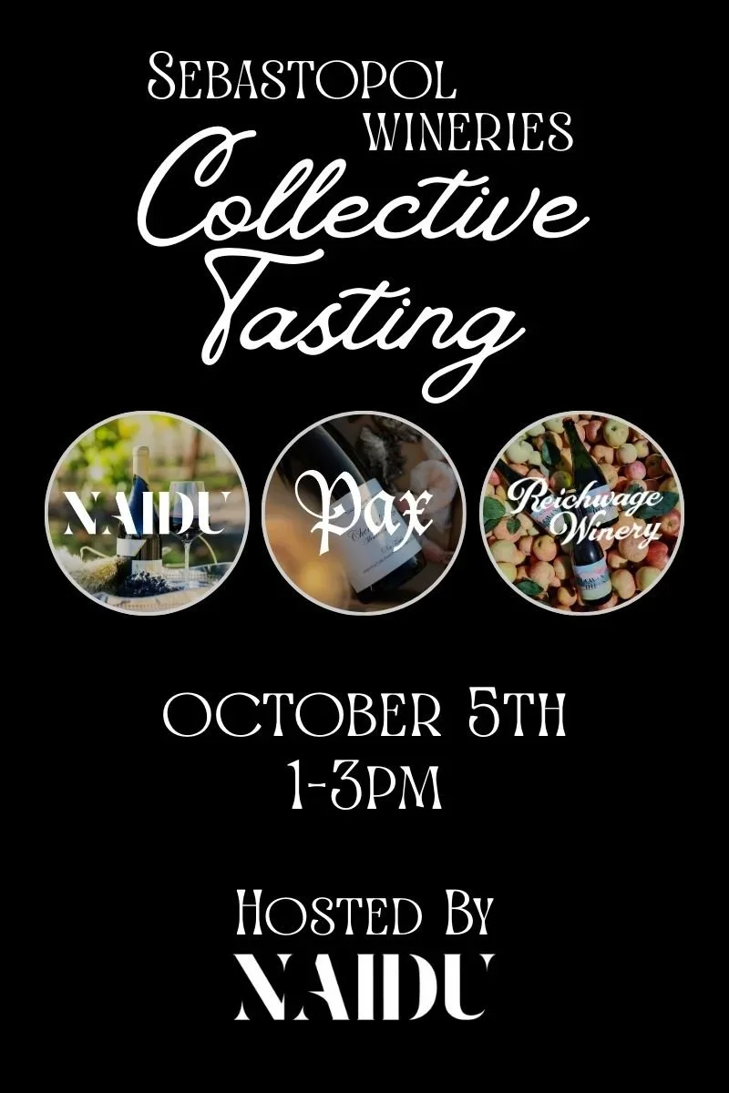 Sebastopol Wineries Collective Tasting at NAIDU