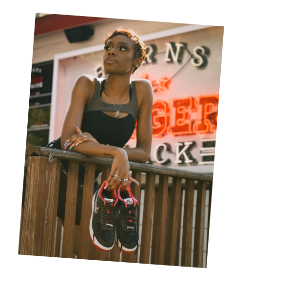 film strip of Shelby Stewart