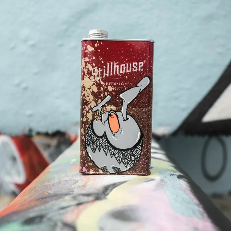 Stillhouse graffiti can